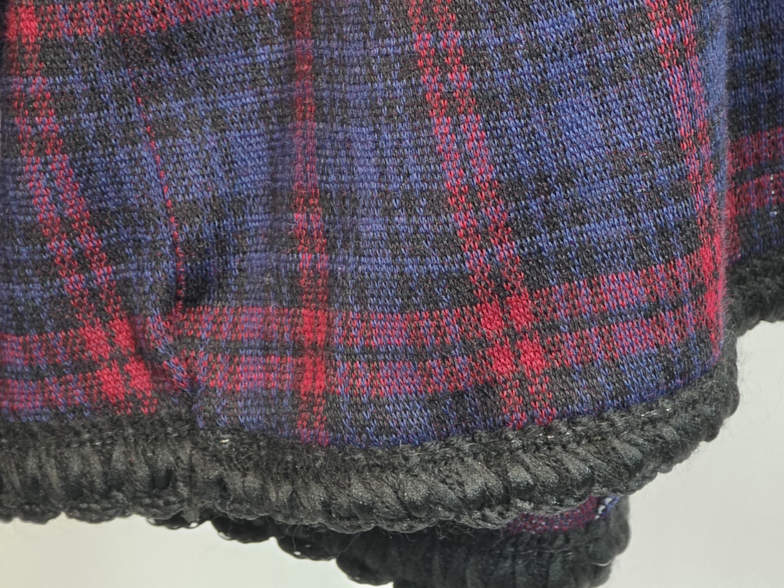 VTG 70s Cape Cod Red/Blue Plaid Blazer Gold ACCENTS Large