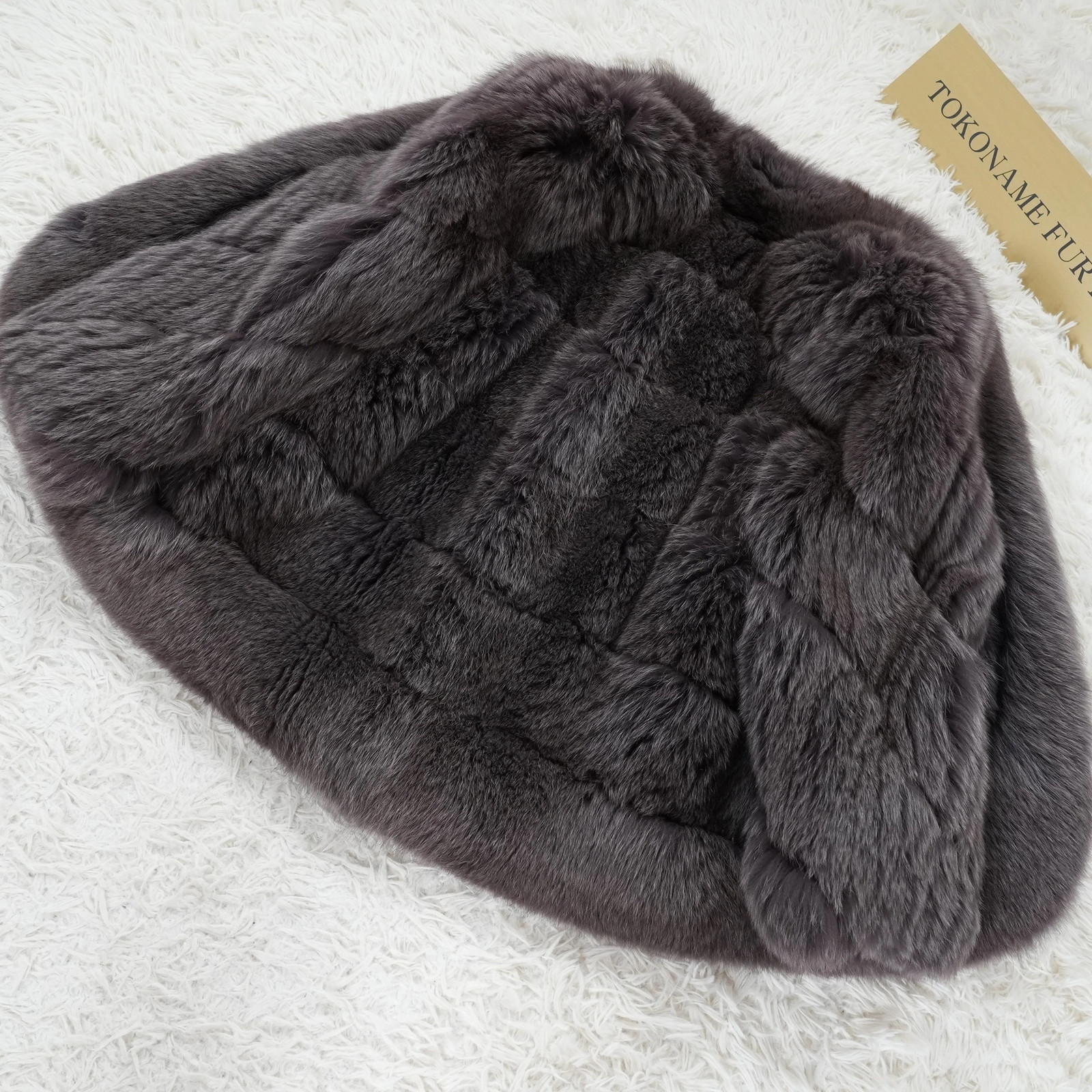 Amethyst Deyd Fox Fur Coat EMBA – Genuine Vintage Fur From Japan