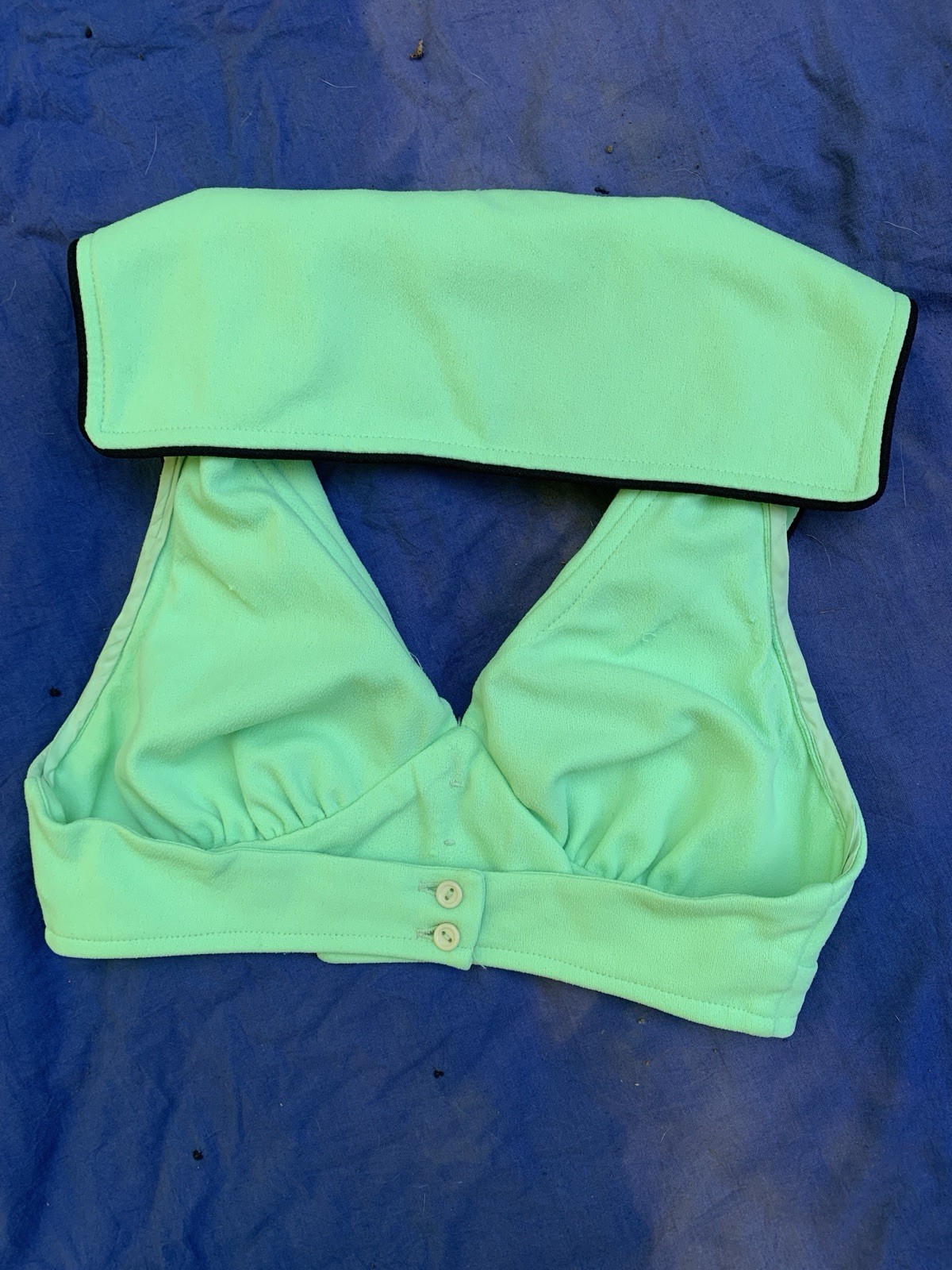 1970’s Mint Two-piece Flared Halter Top Set