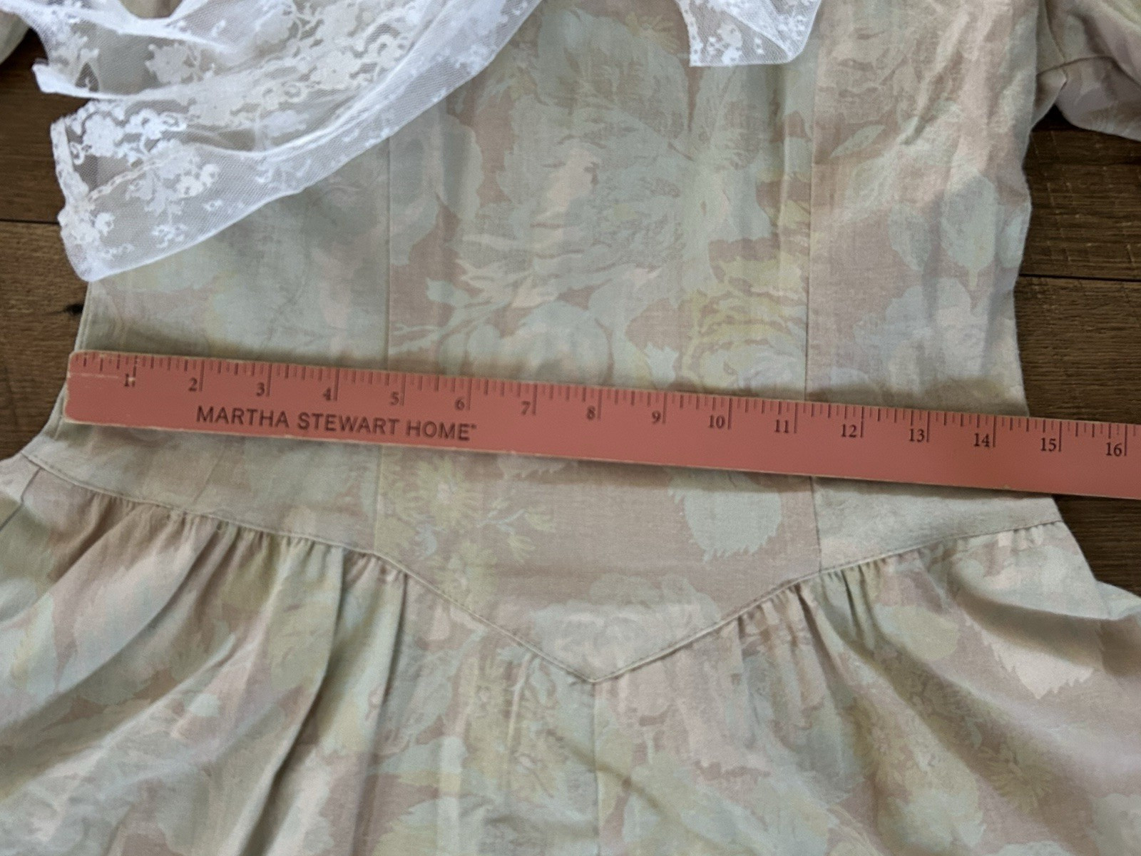 Vintage 80’s Floral Dress Garden Tea Party Country Romance Byer Too Cotton 9