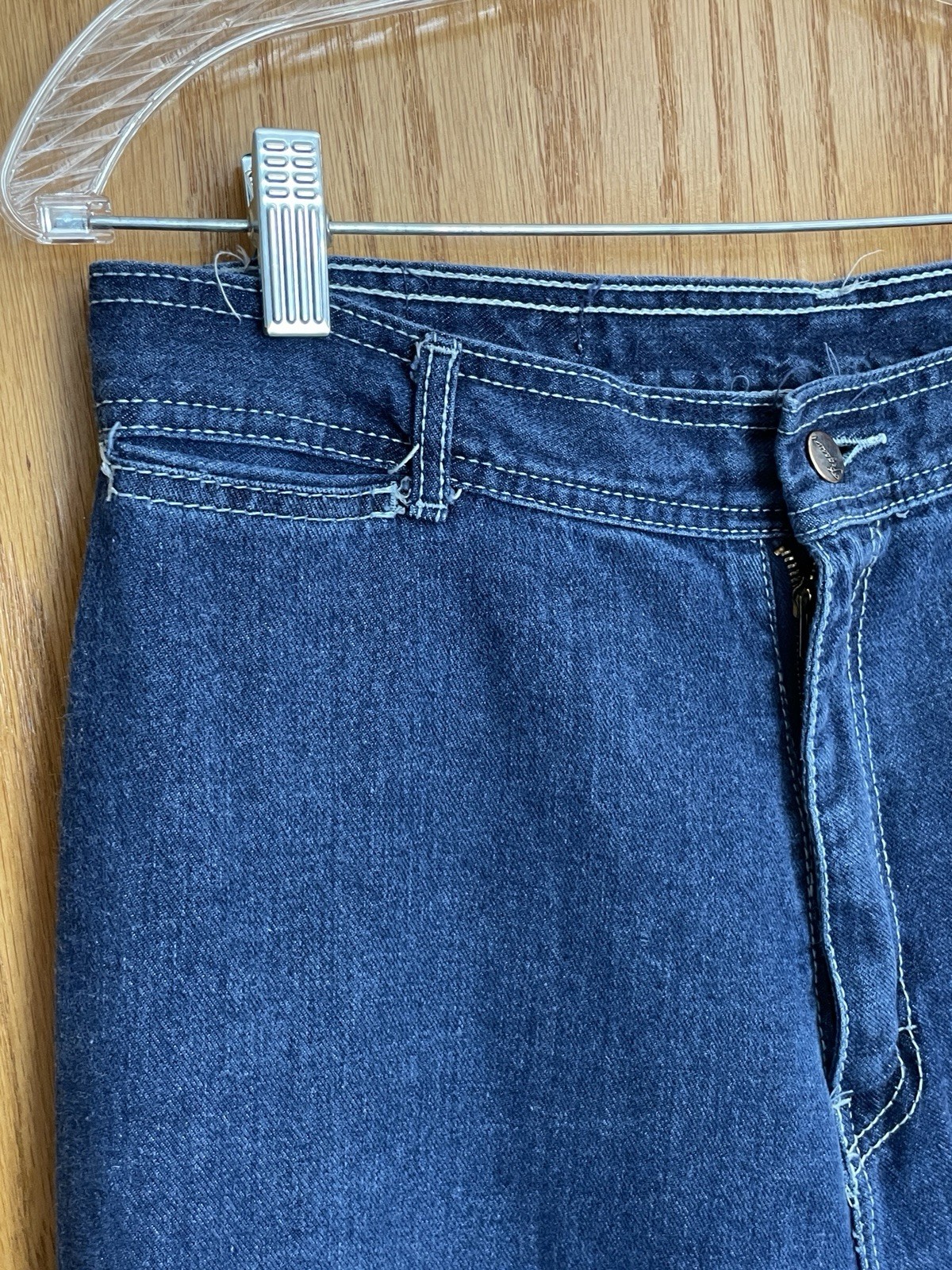 1970s Pegasus Jeans High Rise Flared 30” Waist Vintage Jeans