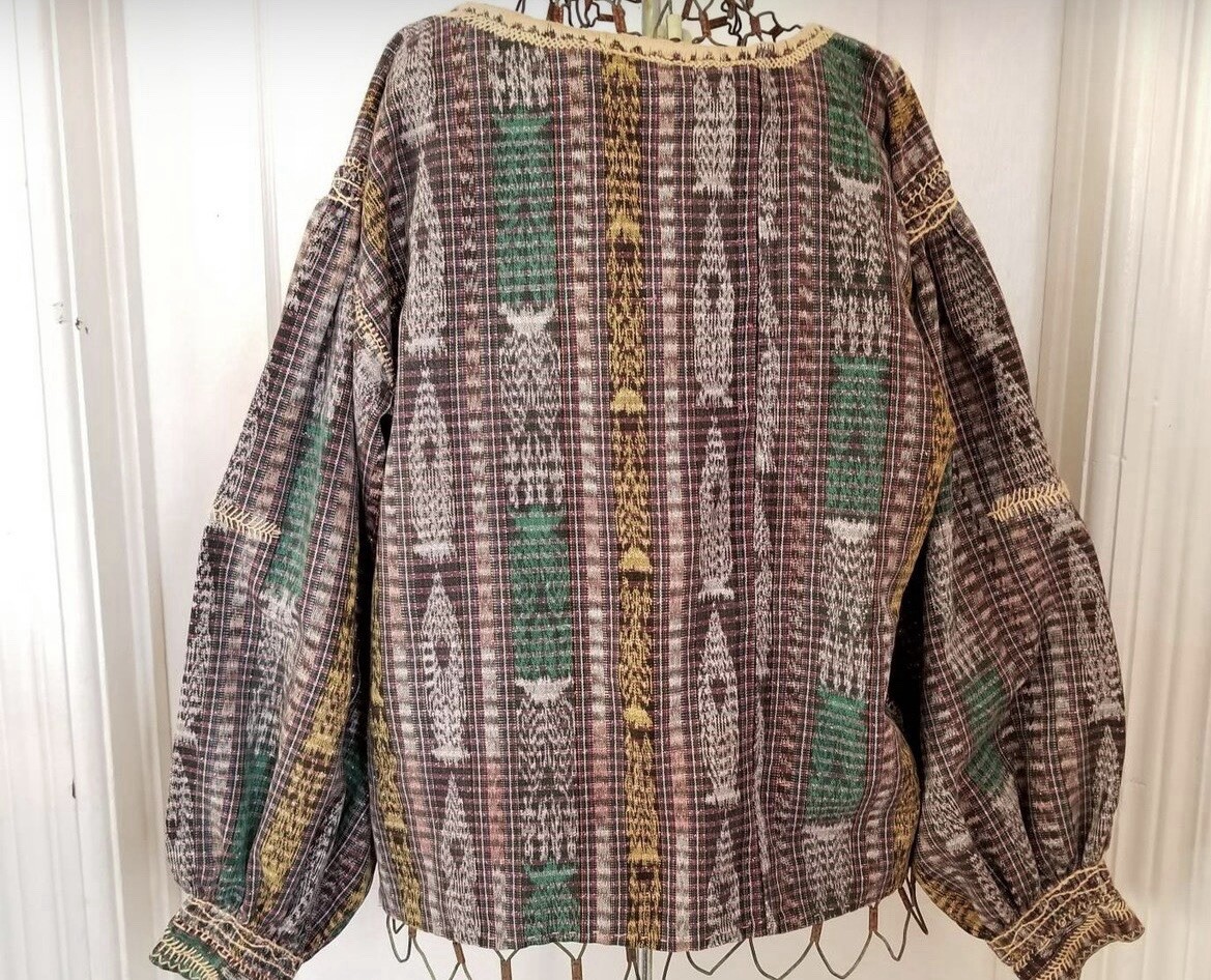 Vintage Handmade and Embroidered Guatamalan Jacket Pre-owned Excellent Condition