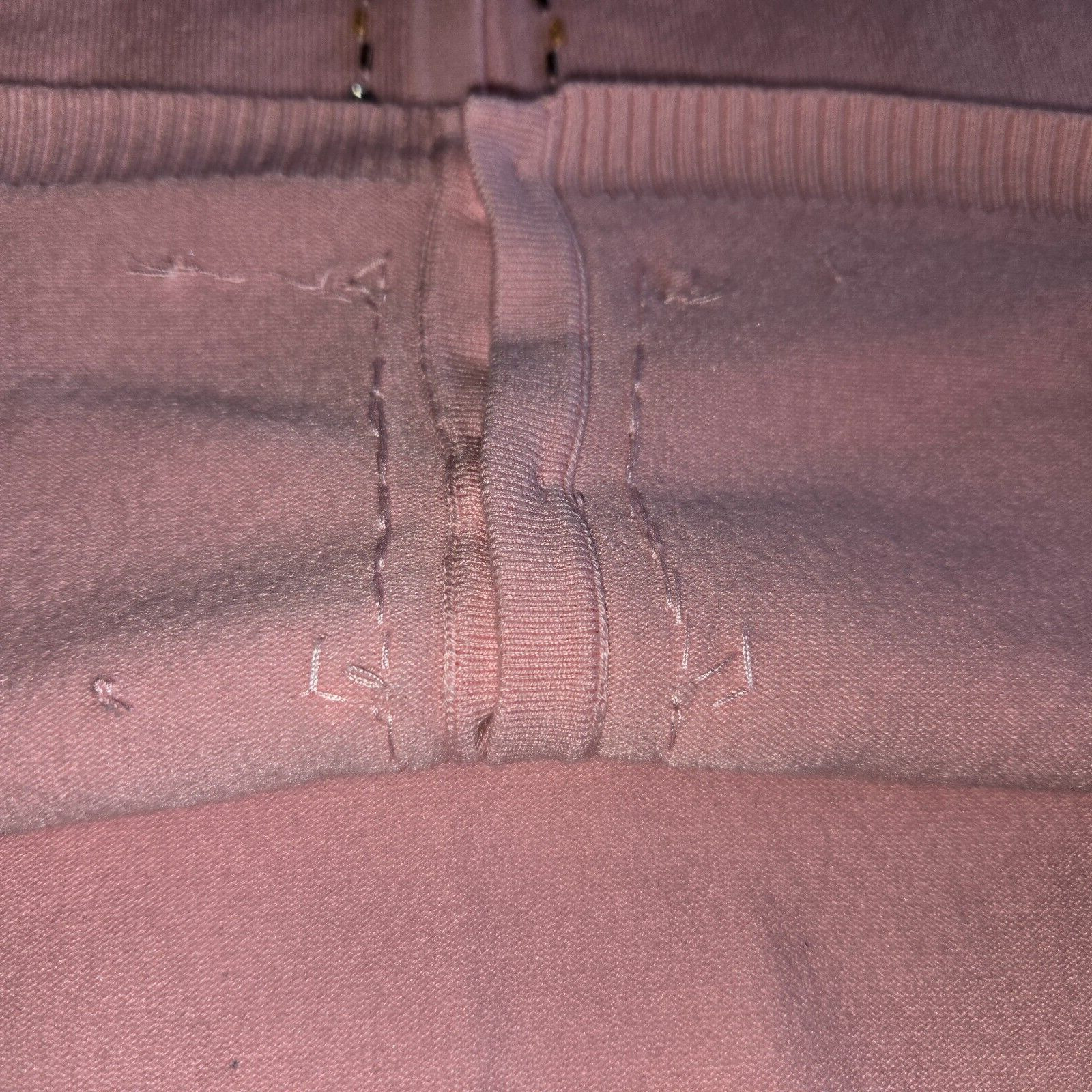 Vtg Chadwick’s Hong Kong Beaded Embellished Pink Cardigan Sweater Sz Large READ