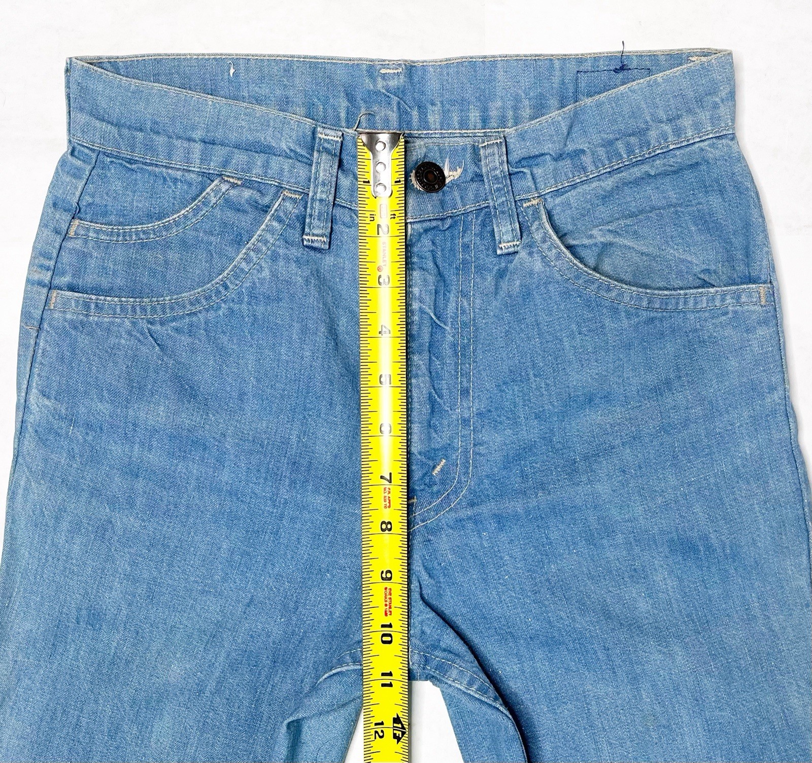 【RARE】Vintage 1978 Levi’s ✤ Fresh Produce Bell Bottom Orange Tab Jeans Fit 27×32