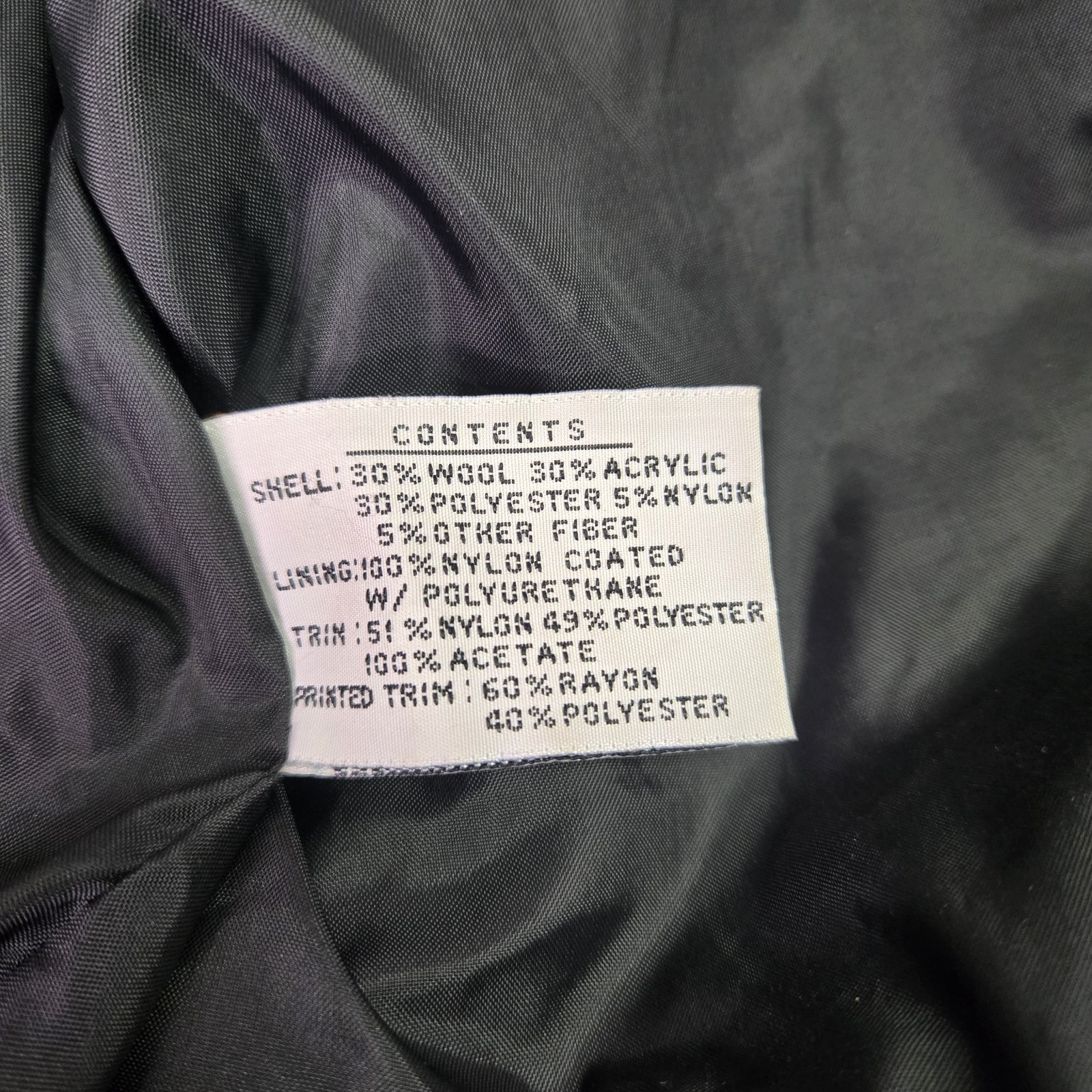 Vintage Charles Klein Women’s Jacket 2X Colorblock Patchwork 80s 90s