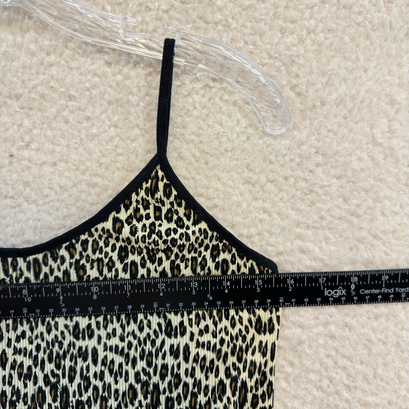 Vintage Camisole Tank Top Medium Cheetah Leopard Boho Fairy Grunge Whimsigoth