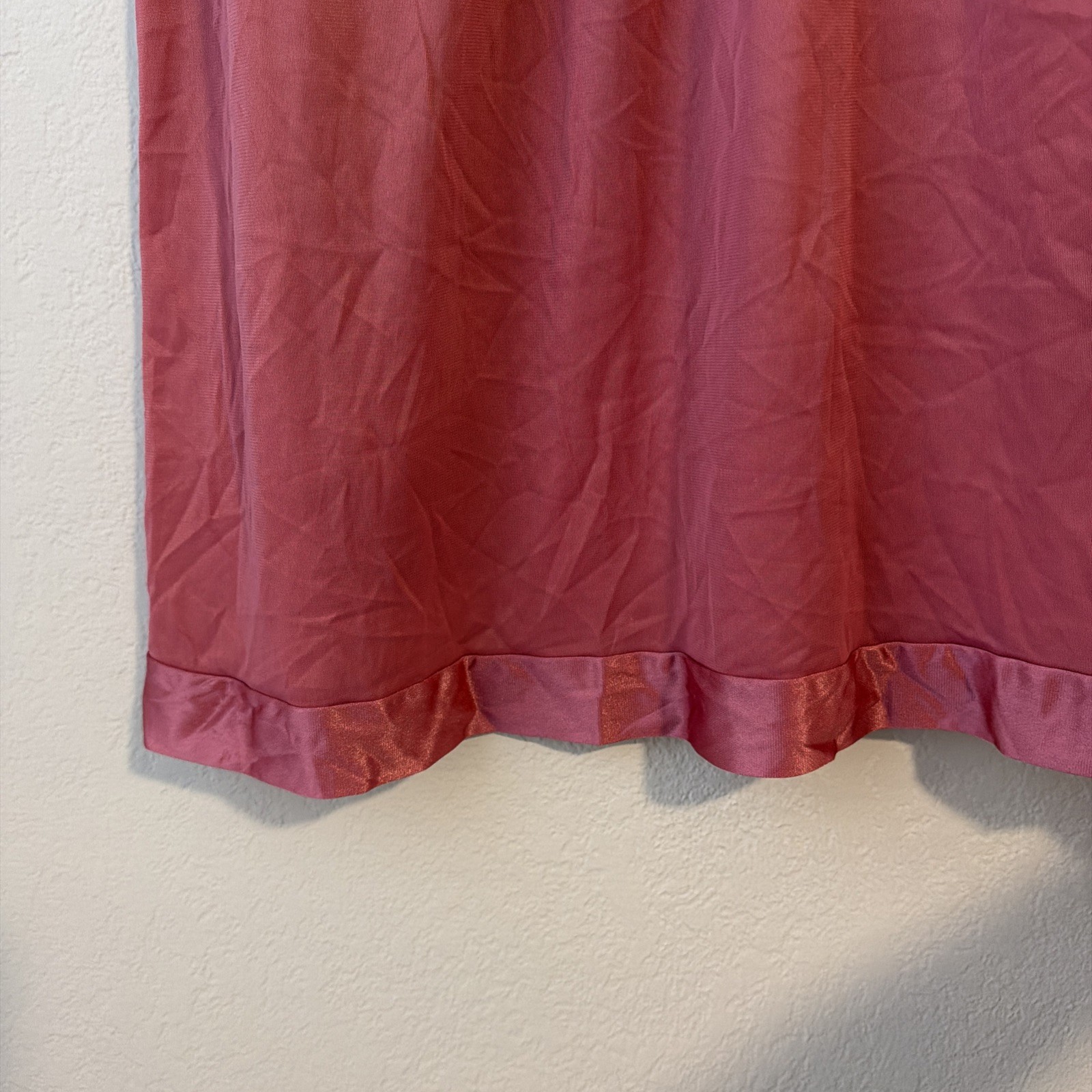 Vintage Vanity Fair Pink Nylon Nightgown M Style 30-107 Sleeveless cottage core