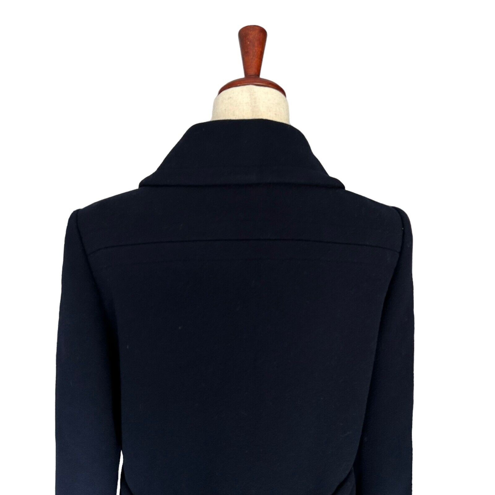 Jacques Tiffeau Peacoat Small Women’s Vintage VTG Navy Blue Wool 1960s Trench