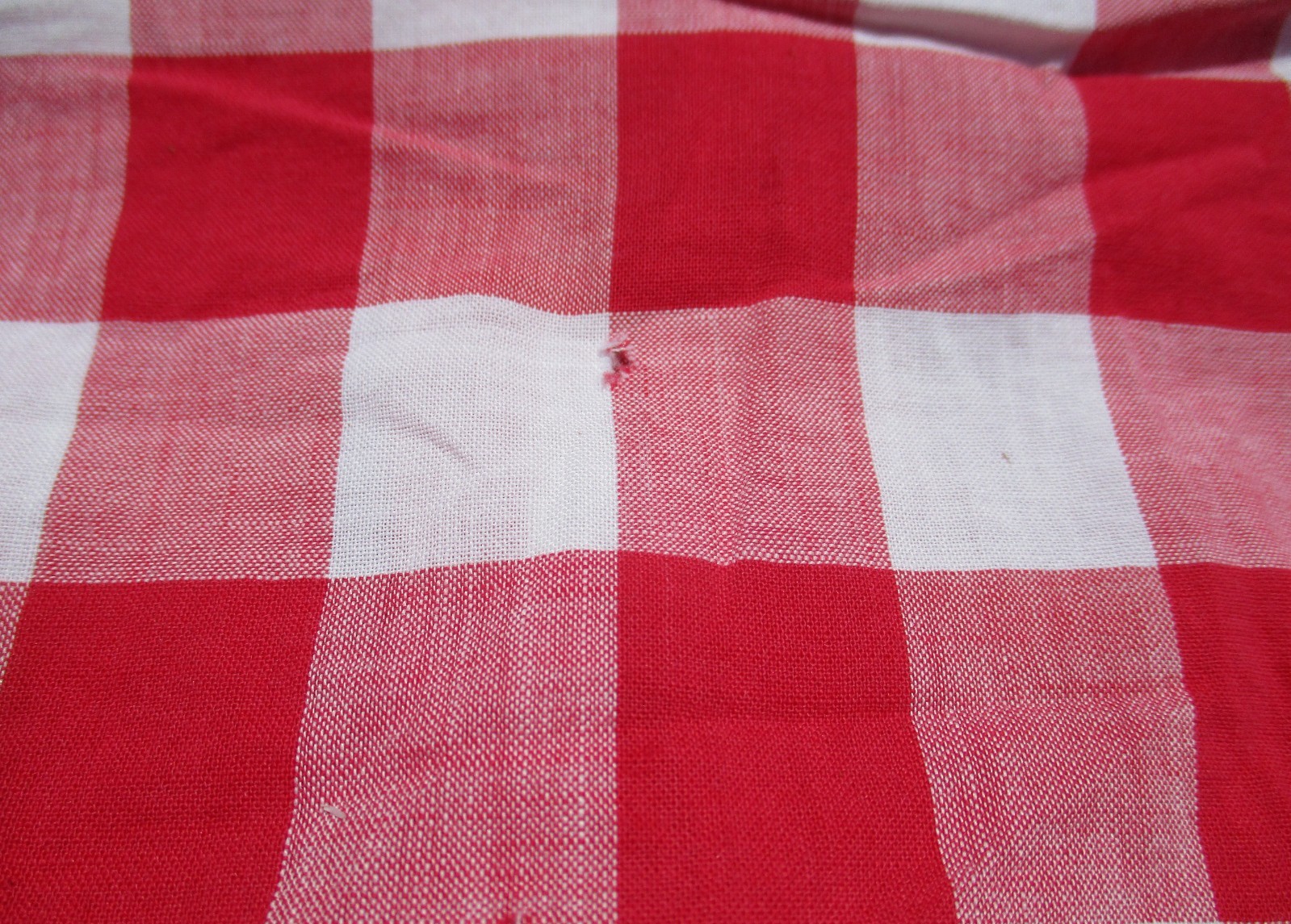 Vintage 50s Levi’s Short Horn Red White Checker Open Collar Western Loop Shirt