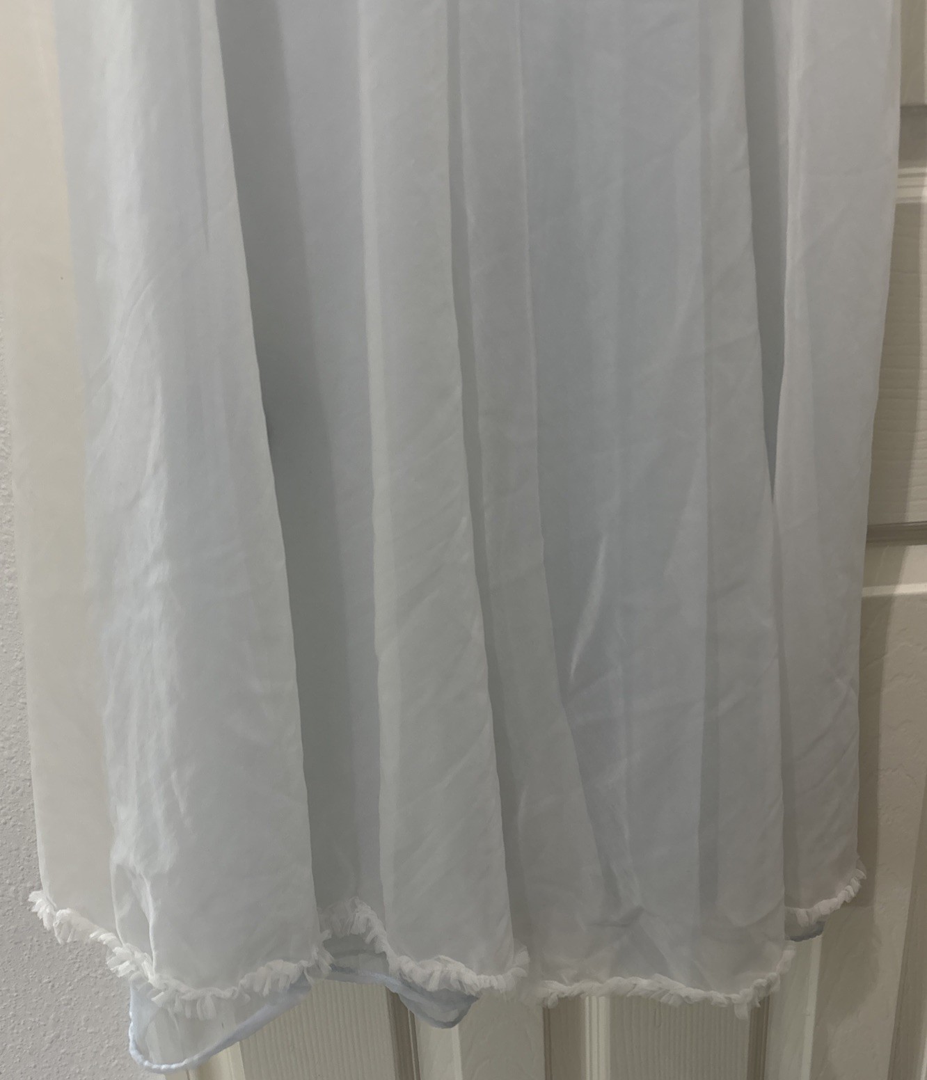 Vintage Light Blue Slip Dress White Overlay Size XS/S? Fairy Coquette Twee Sheer