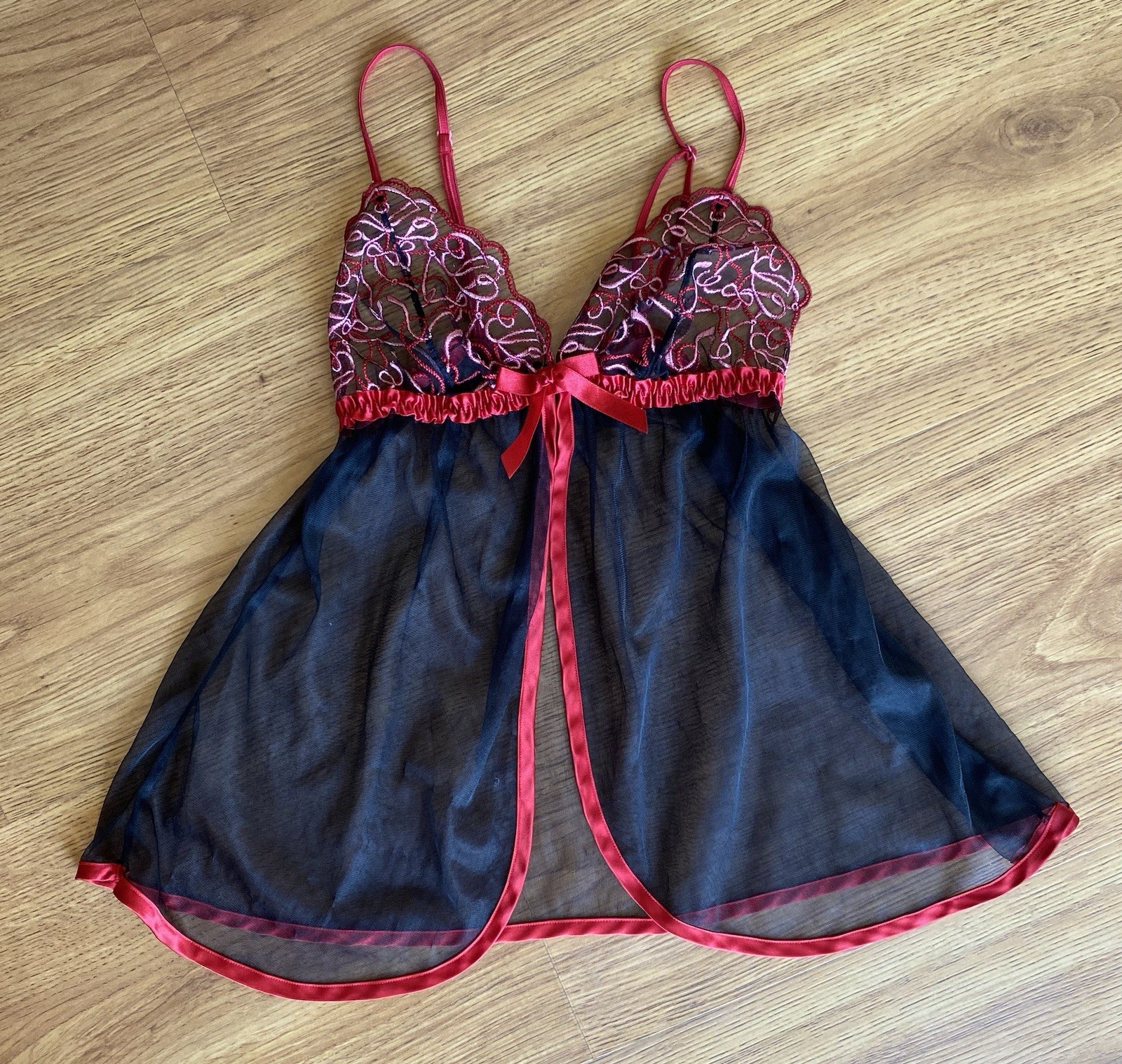 Fredricks of Hollywood babydoll nighty Size Small Vintage Lingerie Size Small
