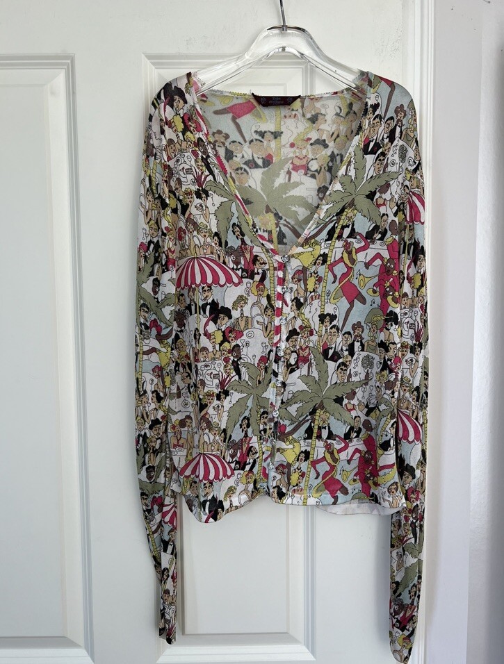 1990 's John Galliano CAFE SOCIETY Rare Collector’s Vintage Cardigan Set (Dior