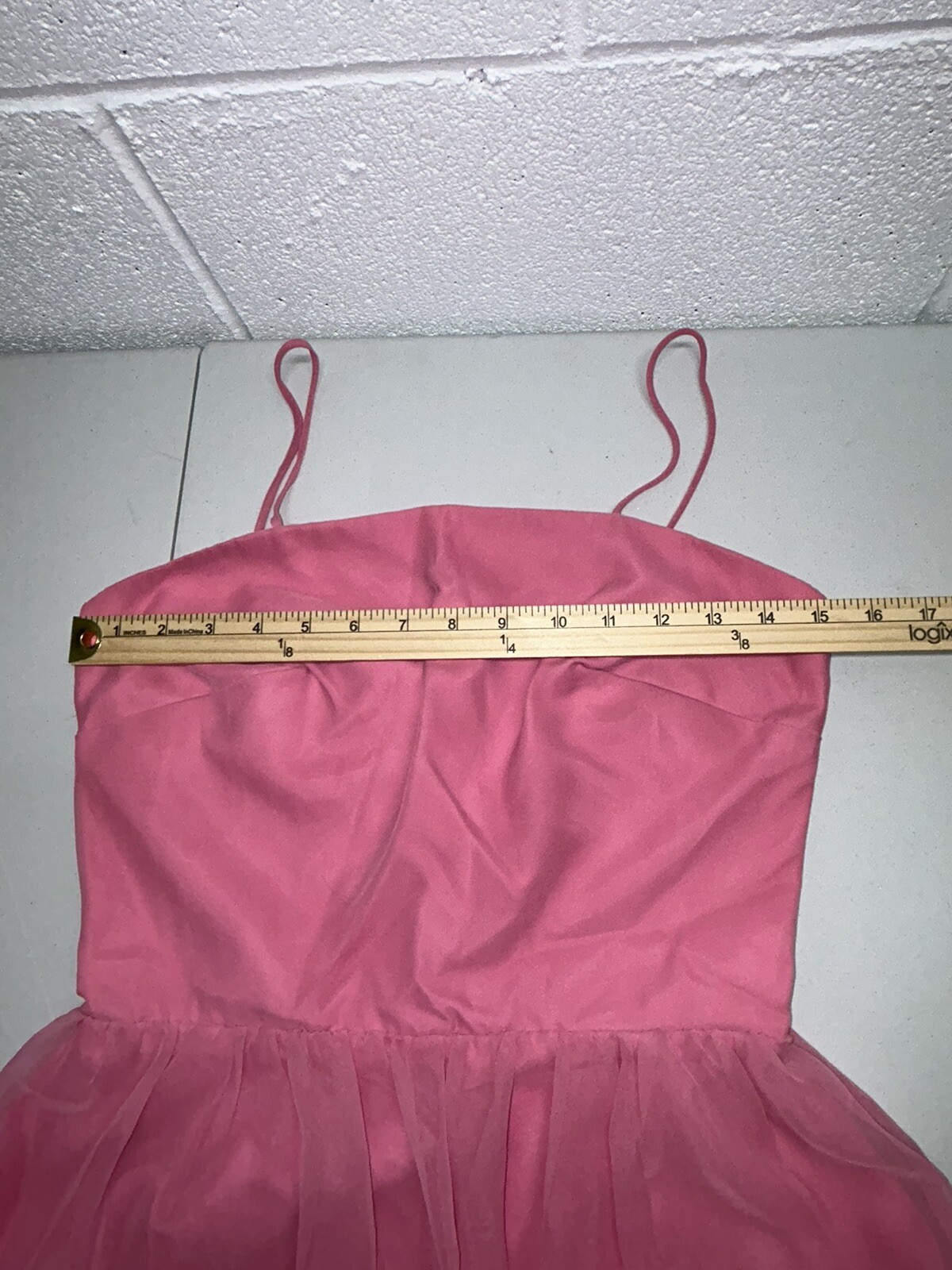 VTG Jc Penney Penny Pink 2 Piece Formal Raw Lace Dress Barbie NWT 80s 9/10 C1