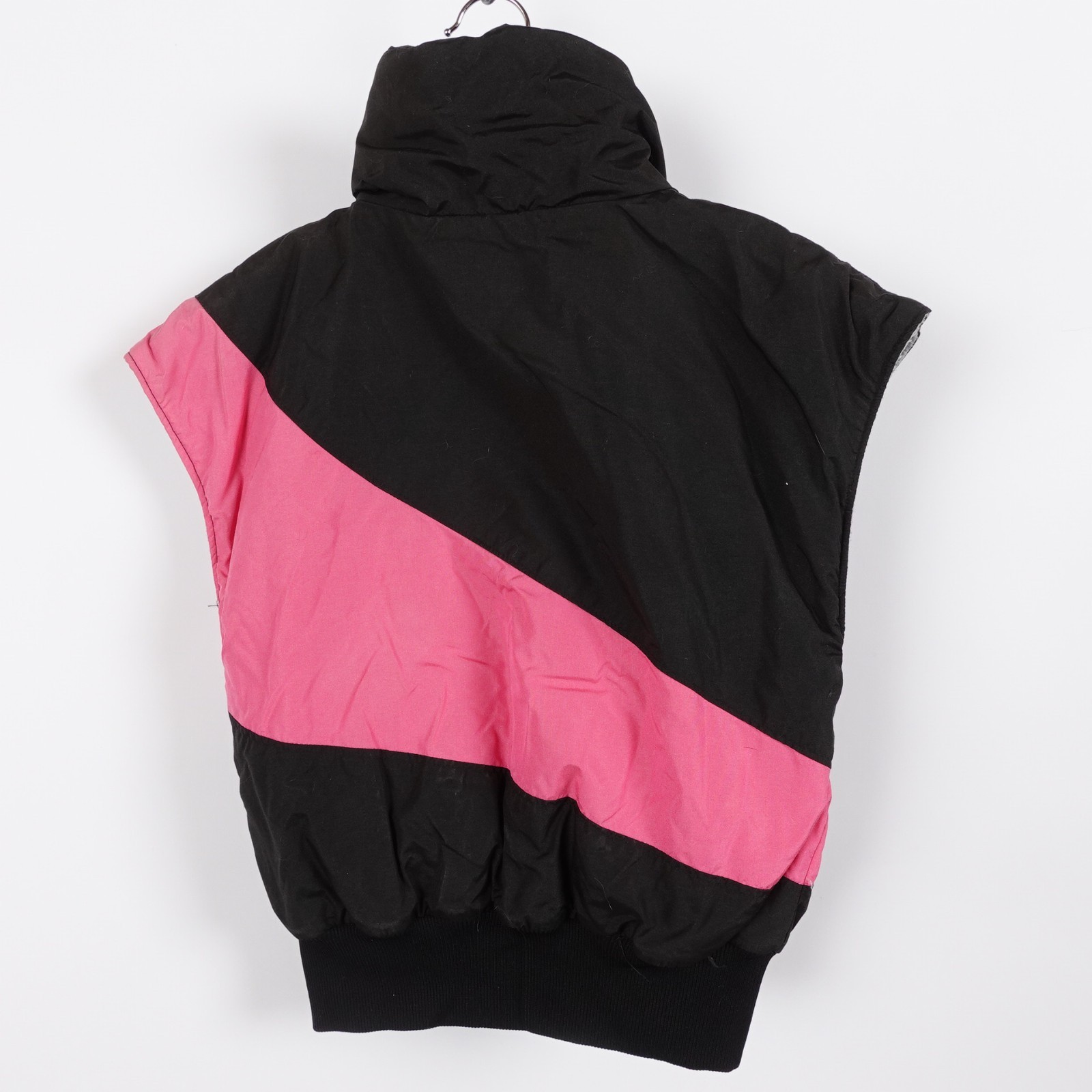 Vintage 80s Durango Womens Neon Pink Puff Vest Threadworks DTW Colorado Ski Smal