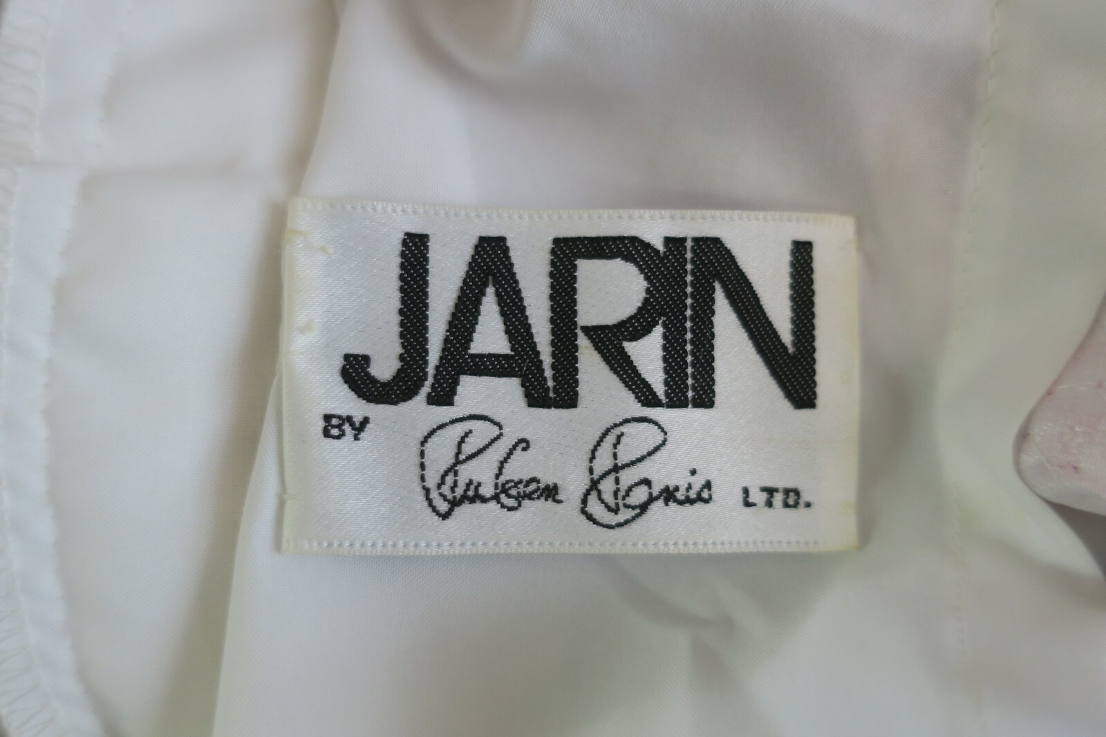 Jarin Ruben Panis 10 Floral Sequin Blouson Moc Neck L/S Gown Dress 70s Vintage