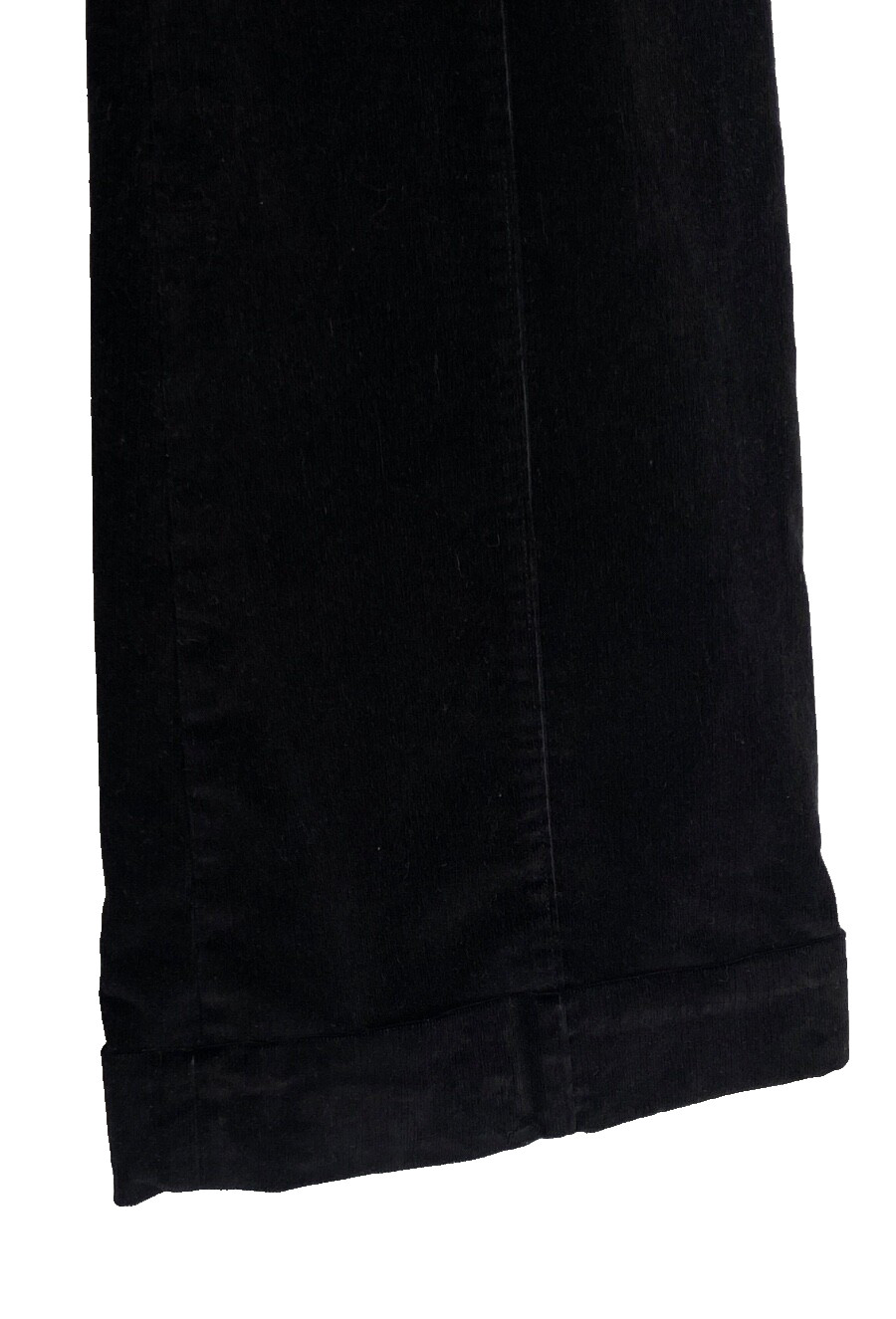 Vintage 1990s black BANANA REPUBLIC velveteen flare wide leg pants corduroy 8