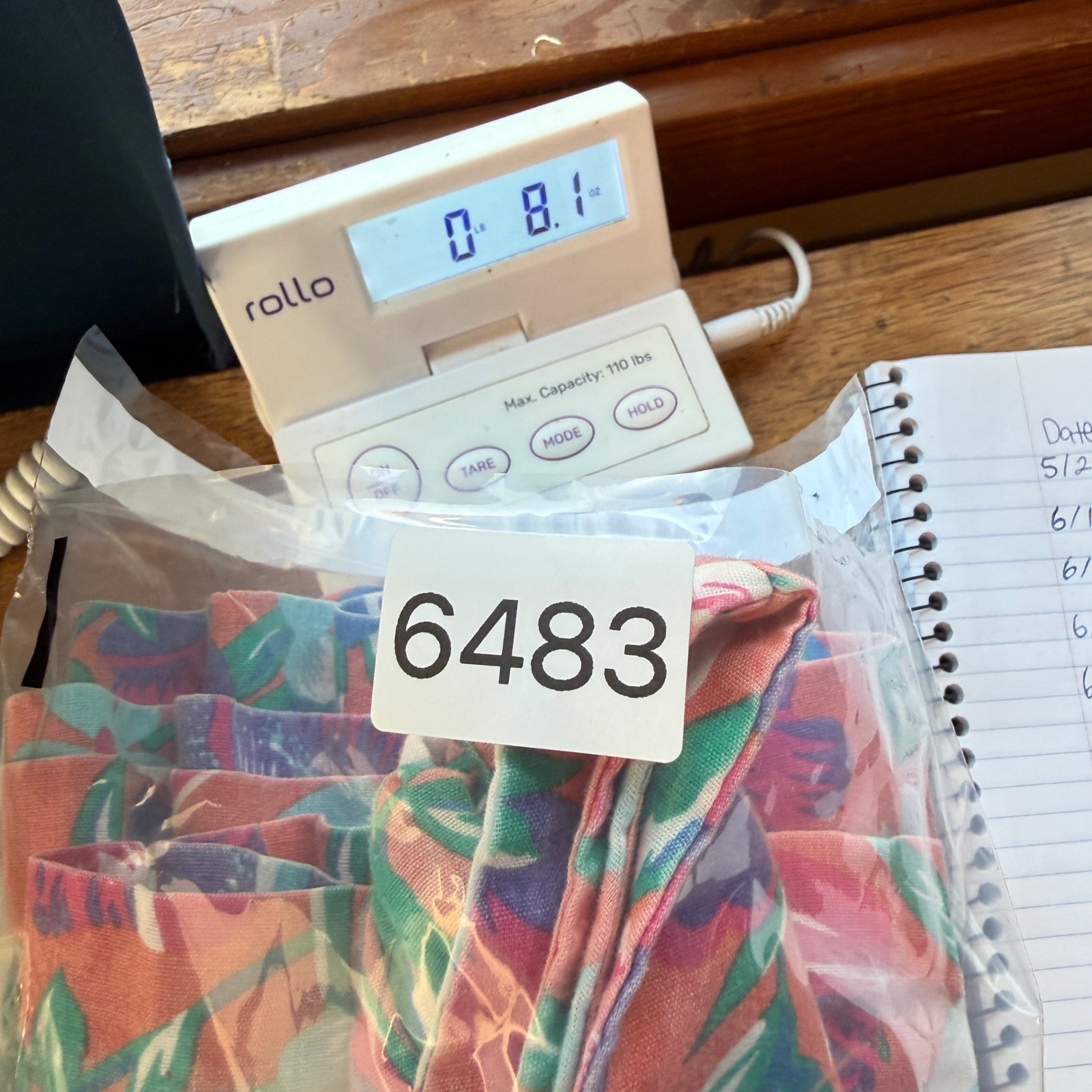 Vintage Floral Muu Muu House Dress Womens XL Pink Blue Ruffle Cottage