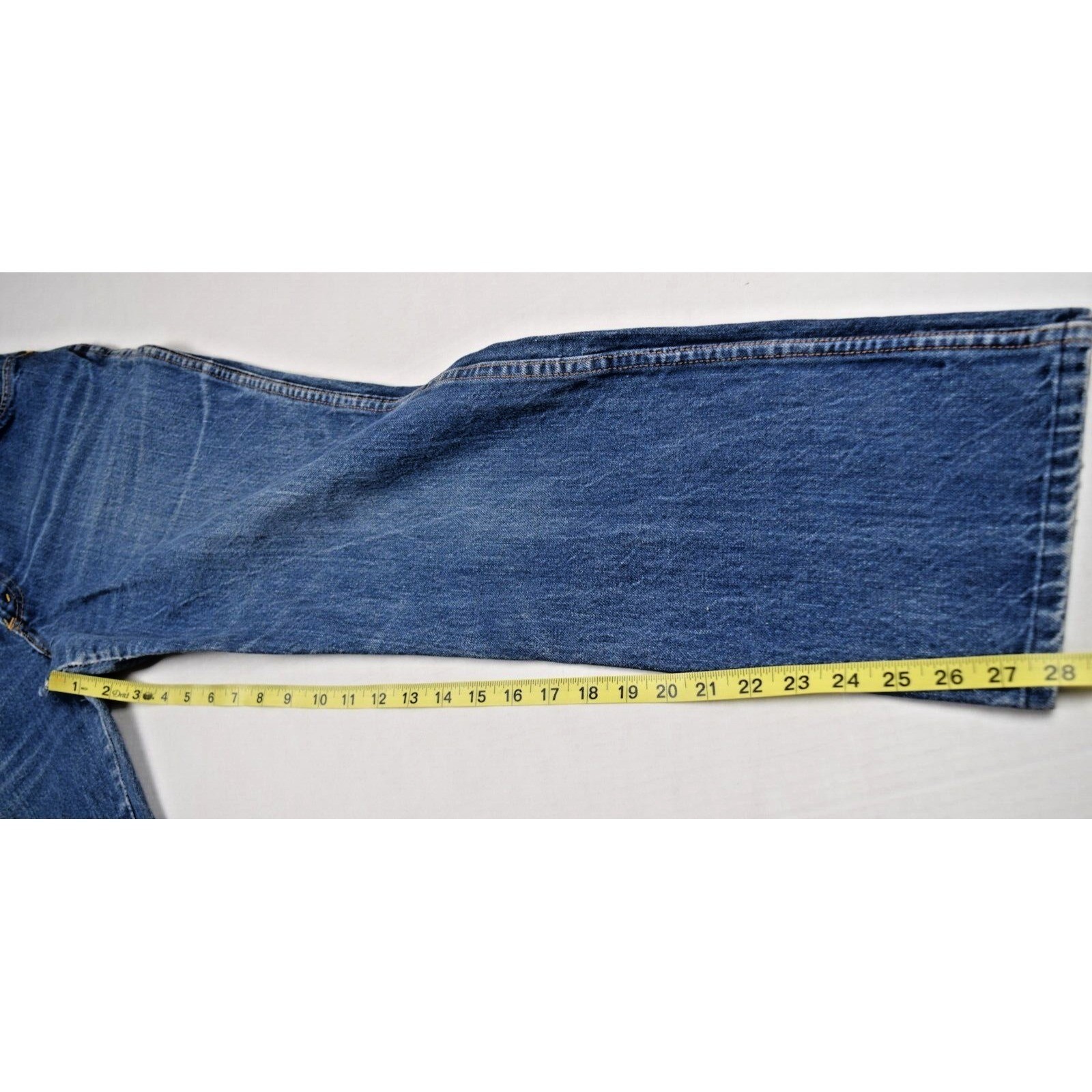 Vintage Chic by HIS Jeans 32 x 28 70s Classic Blue High Waist Boot Cut Made USA