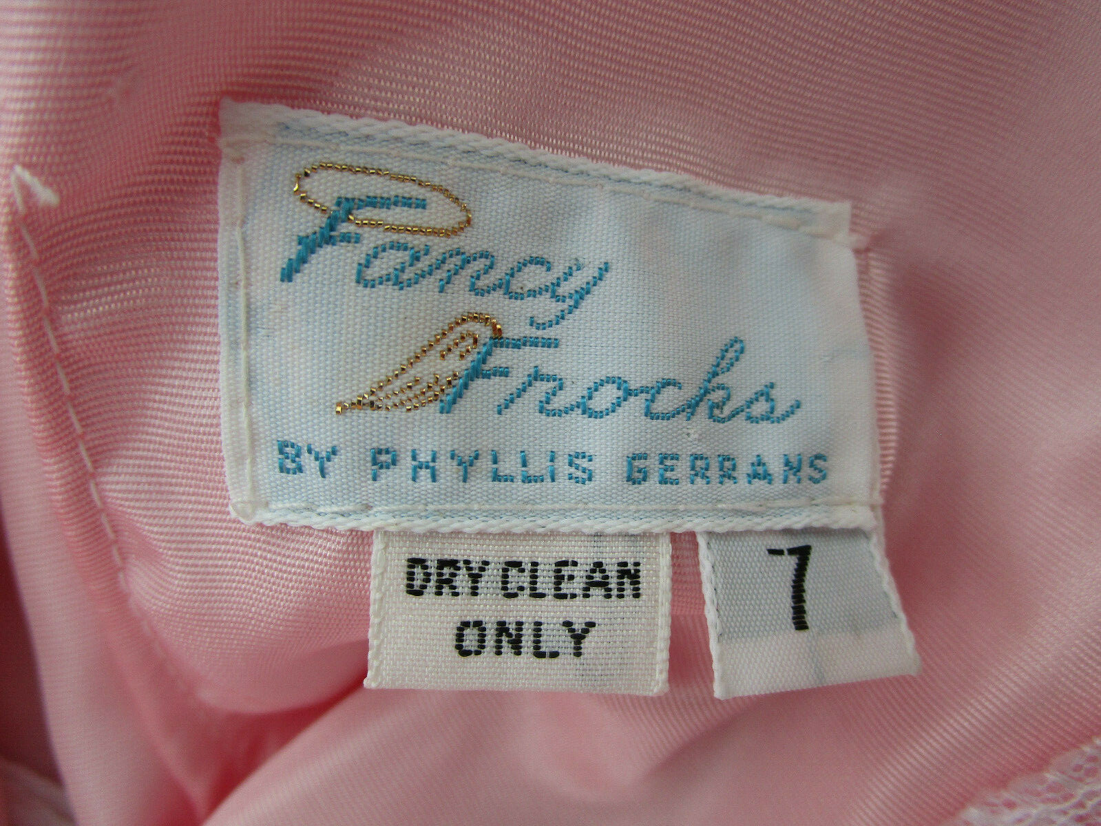 Vtg PINK Cottagecore Fancy Frocks Phyllis Gerrans Southern Belle Prom Dress 7