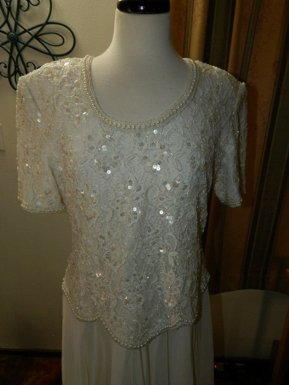 Vintage Brilliante by J.A. Formal Dress Size L