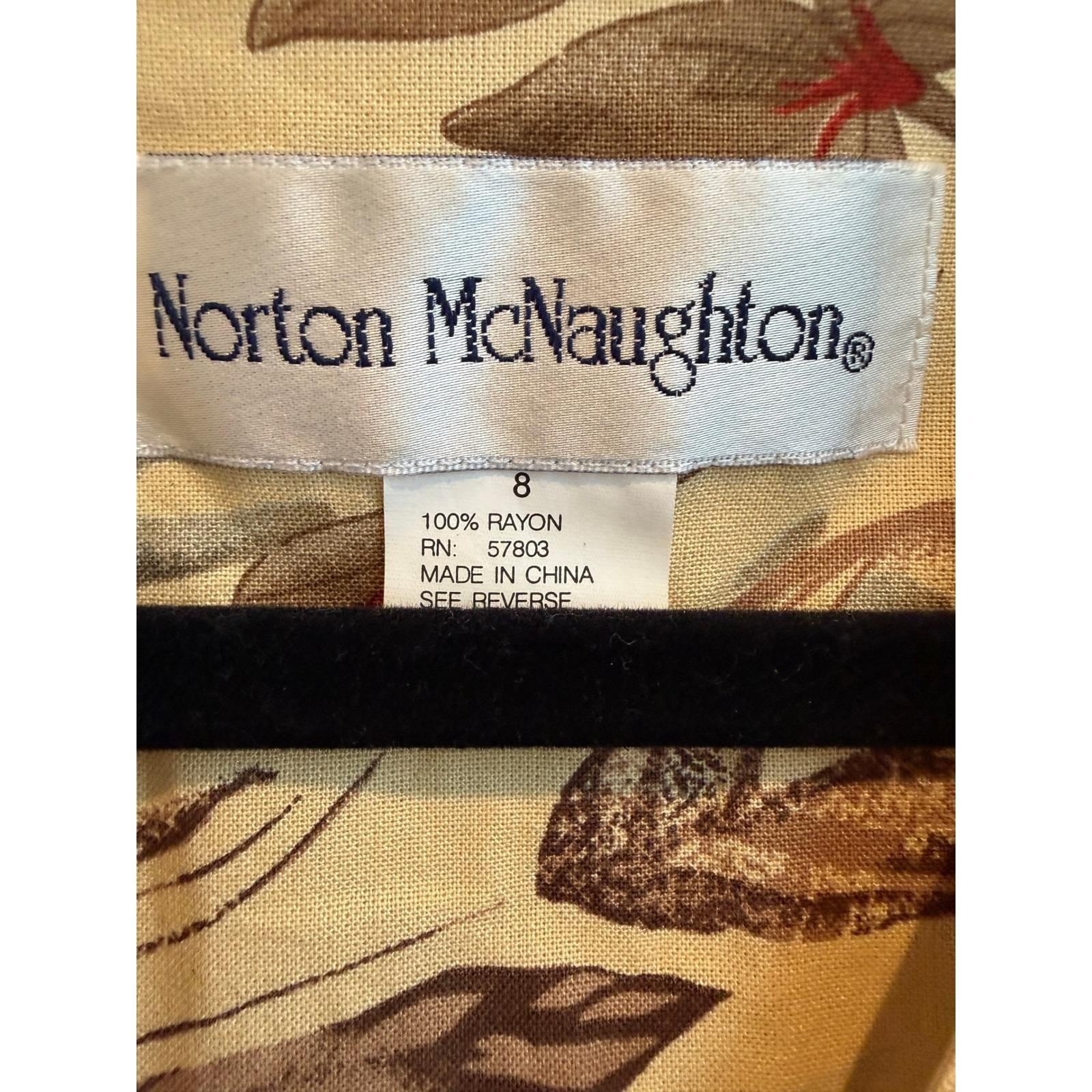 Tiki Revival Norton McNaughton tropical romper& faux wrap Golden Girls Chic