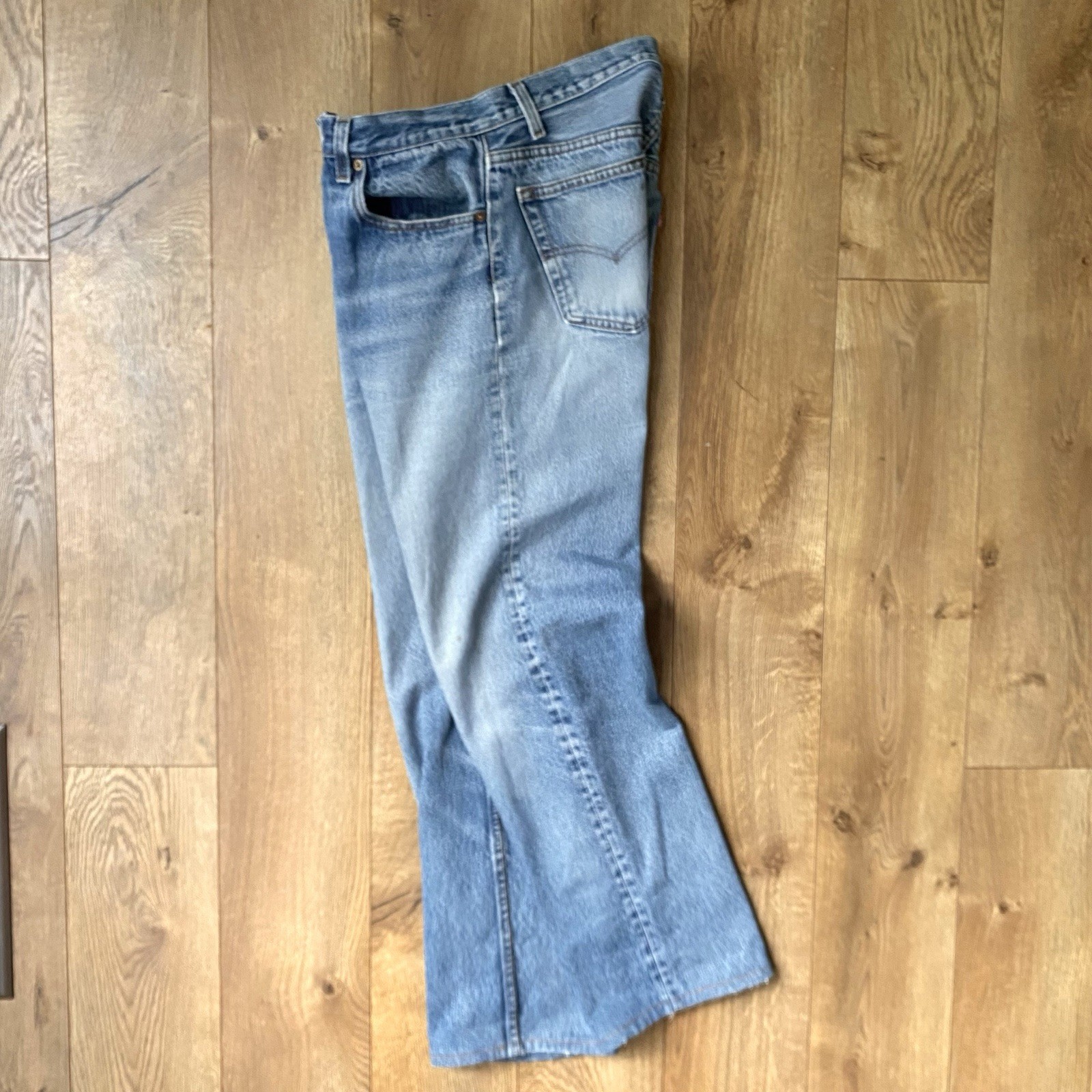 Levis 501 XX Vintage Jeans 80s Blue Faded Denim Straight Made In USA 31 29