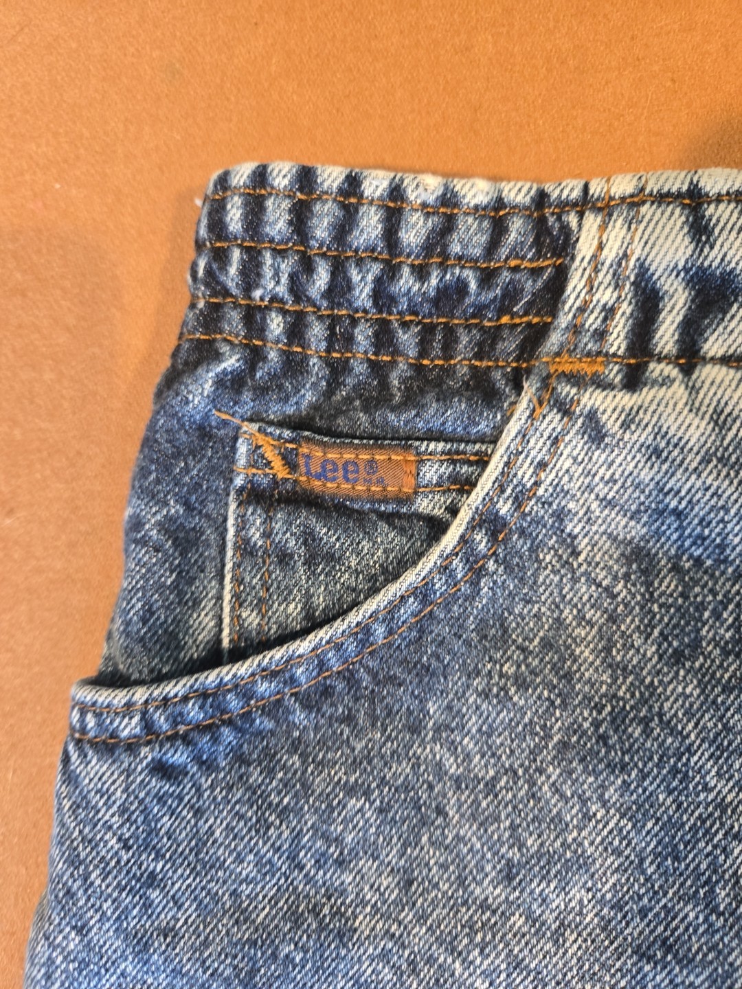 Vintage 90s Lee High-waisted Jeans Denim Cut Offs Off Short Size 29×4