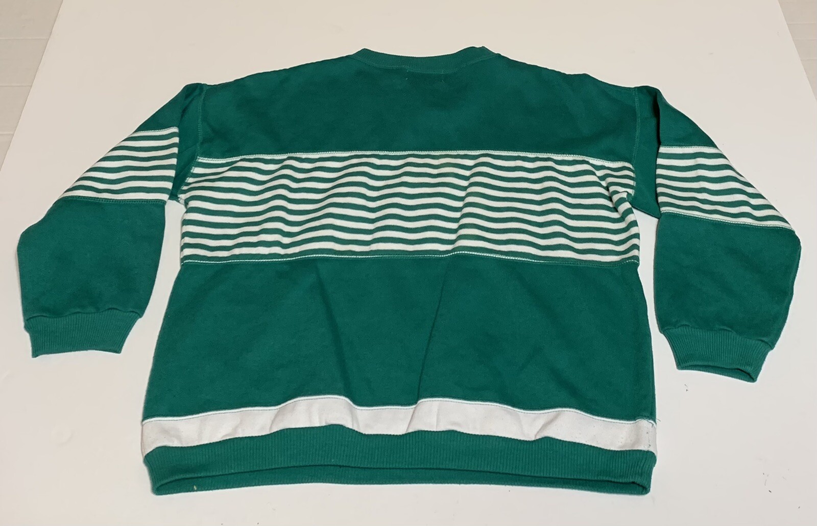 Vtg Body Beam Sweatshirt Womens M Green Expo Transatlantique