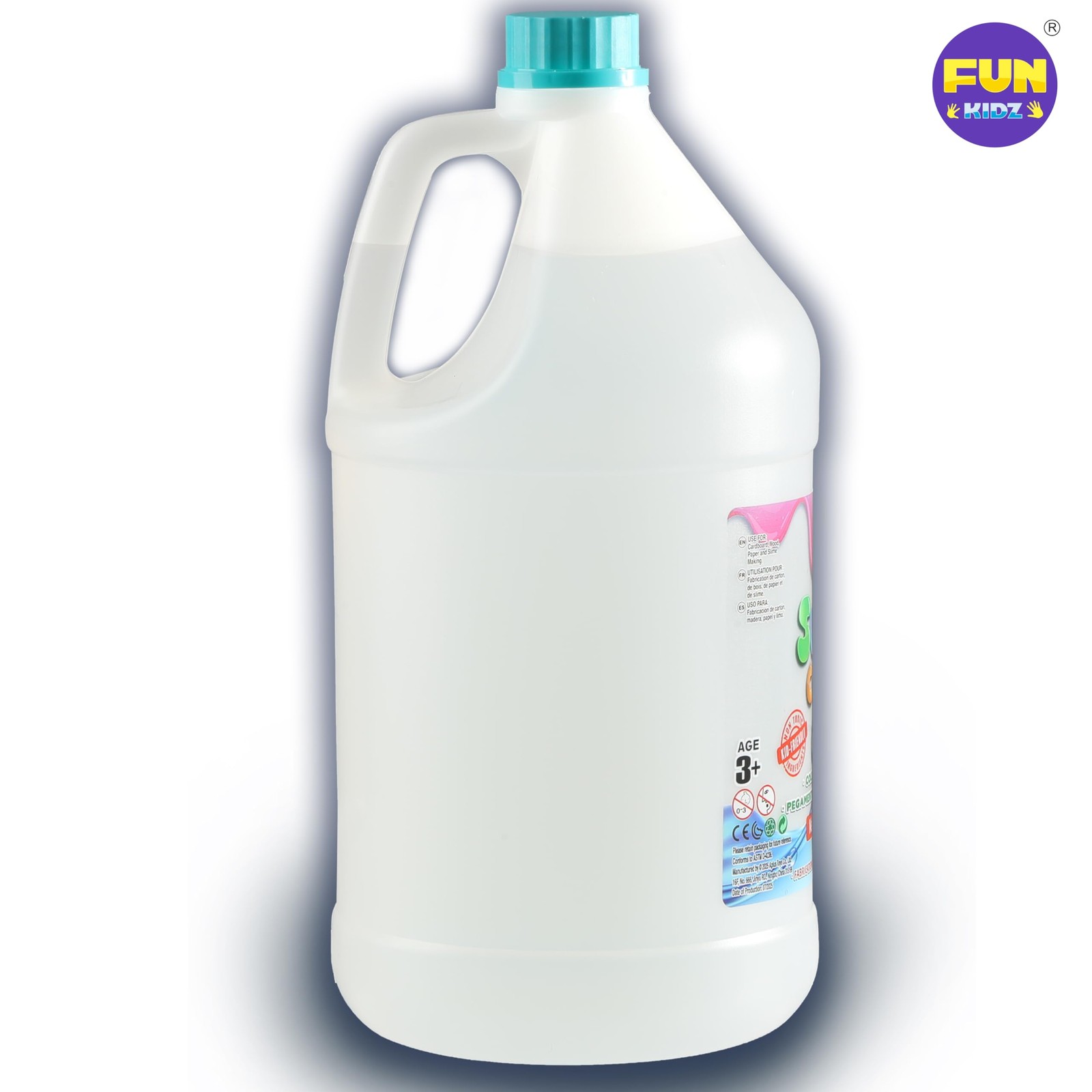 Super Clear Glue 1 Gallon, FunKidz All Purposes School Home Projects Liquid Glue