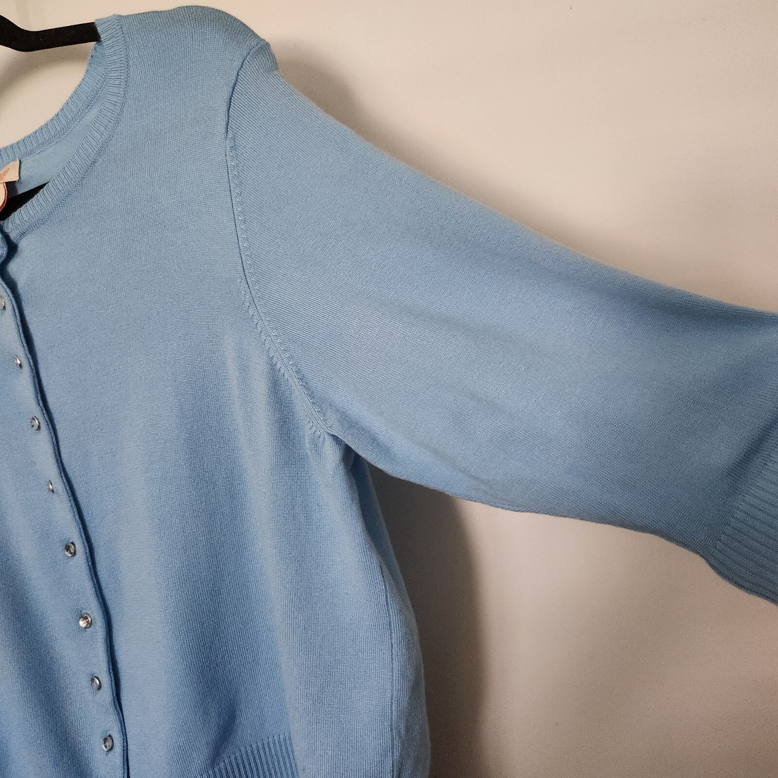 Rocket 898 by RGL Vintage Jeweled Button Front Sweater