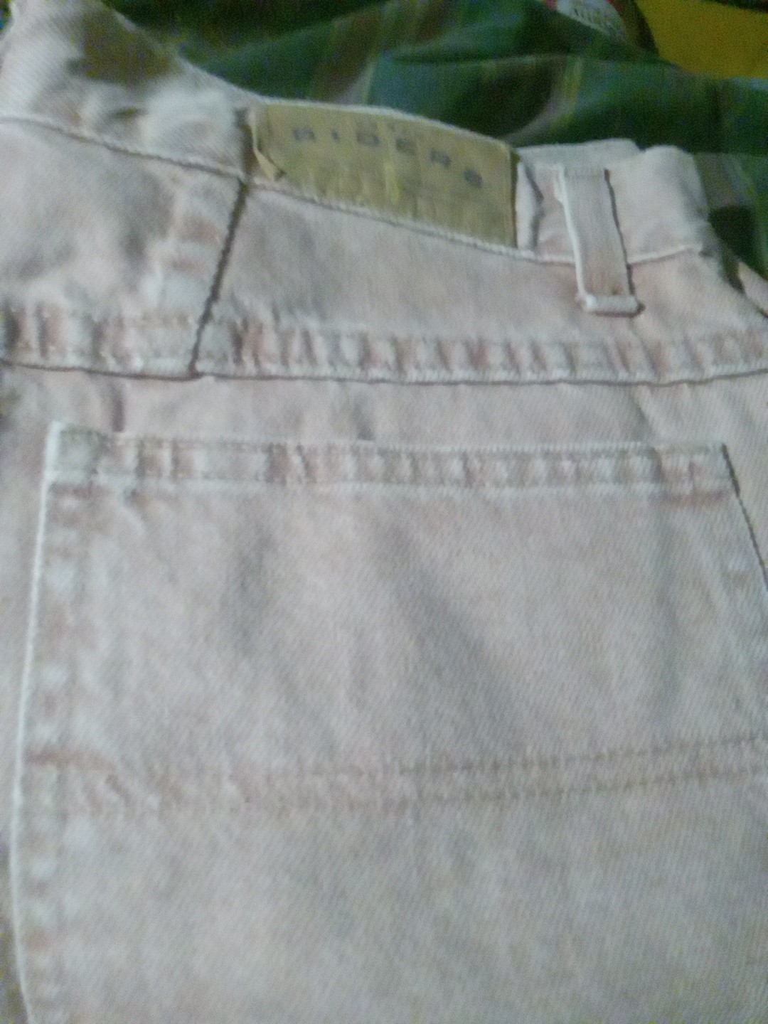 Med 14 Riders Denim Shorts Misses Original Lee Paprika Color (Pink) VTG Y2K New