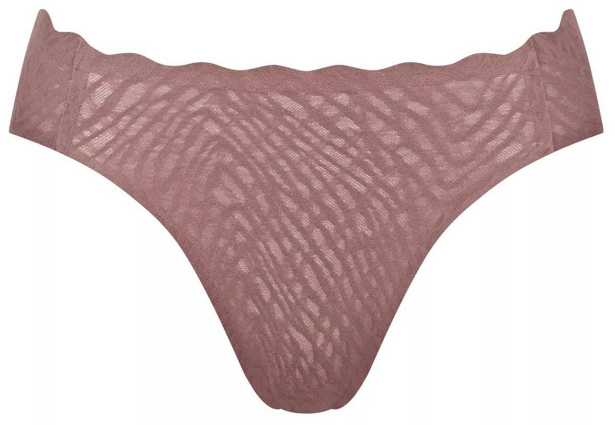 Sloggi Womens Zero Feel Bliss High Leg Knickers – Cacao Brown