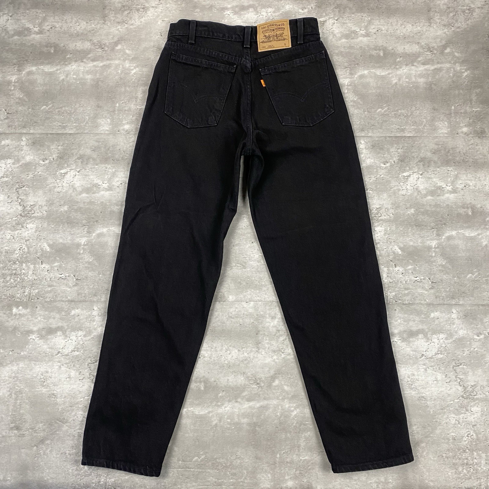 vintage Levis 960 black Loose Fit Straight Leg jeans denim Womens 8 Reg S 90s