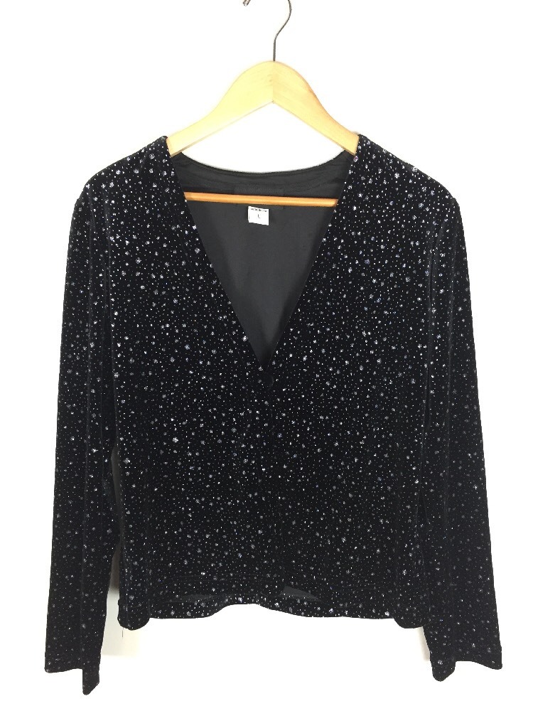 Scott McClintock Vintage Velvet Jacket With Sparkles, Size L