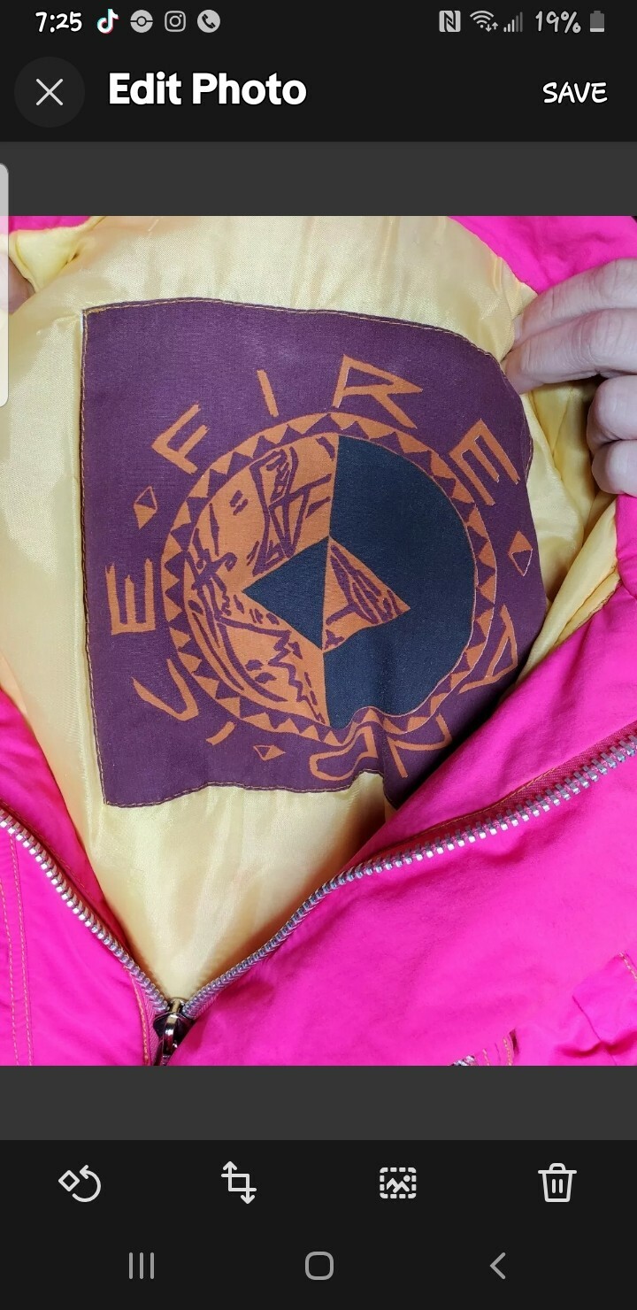 VTG 90s 🔥Fire and Ice❄ Hot Pink Small Winter Ski Jacket Sunice Rare Coat EUC