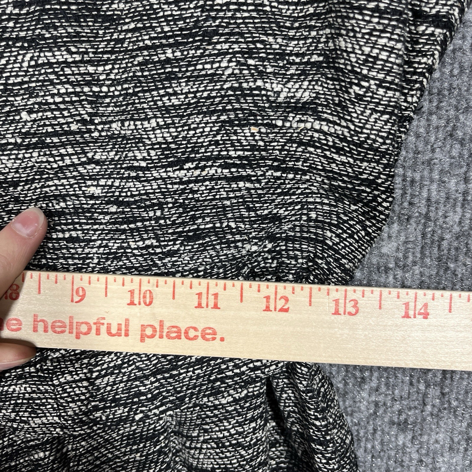 VINTAGE 70s I. Magnin Helga Shirt Dress Womens Size Small Tweed Cotton