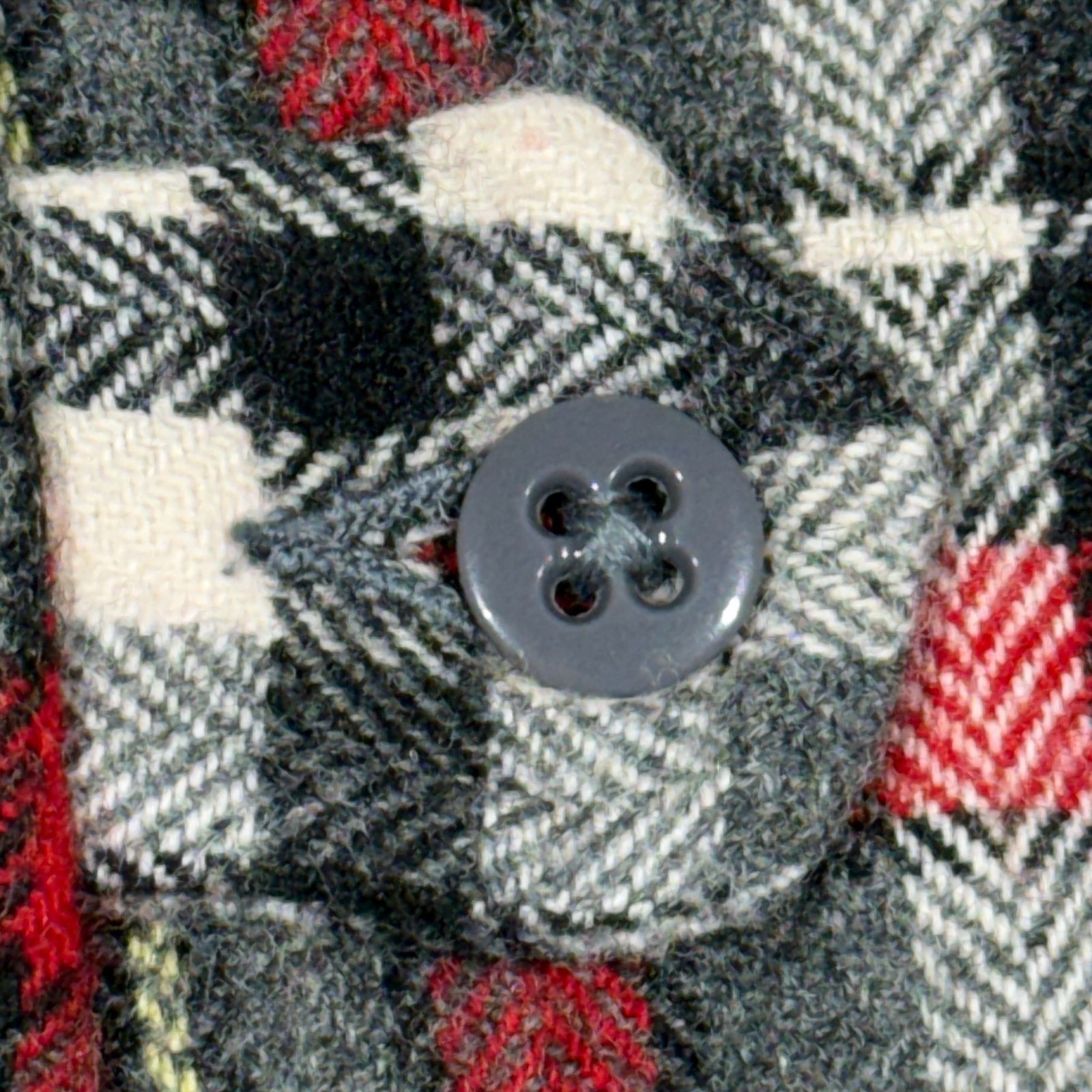 Vintage 60s Womens Plaid High-Waist Wool Blend Pants With Side Zipper & Button