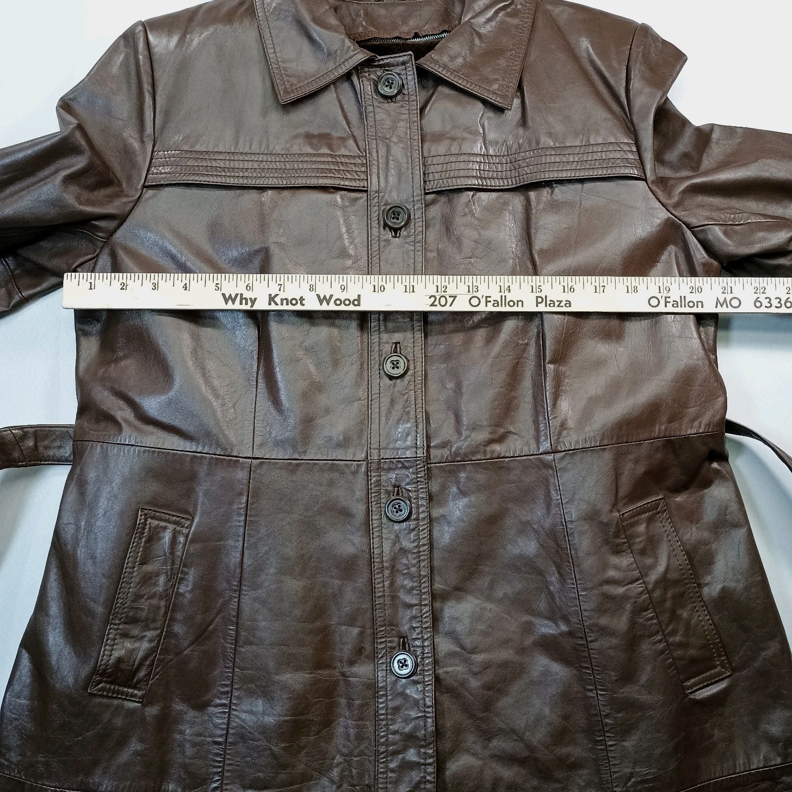 Montgomery Ward The Tannery VTG Women’s 100% Genuine Leather Jacket Size 18 1/2