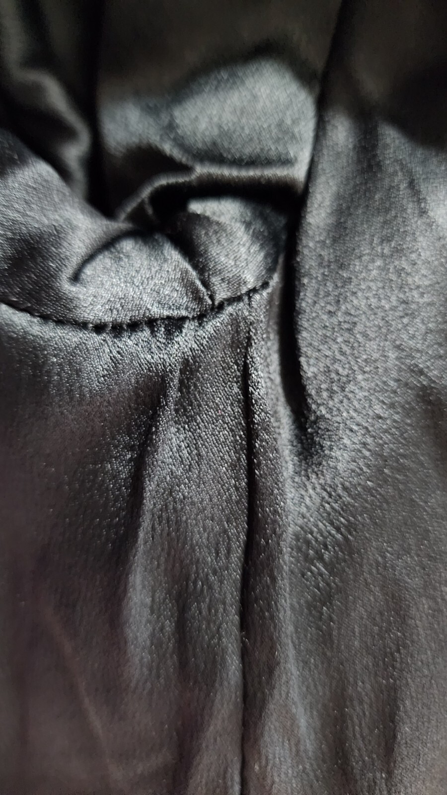 50s Vintage Black Wool Coat w Mink Collar S/M HIRSCH Chicago VASSAR CREATION