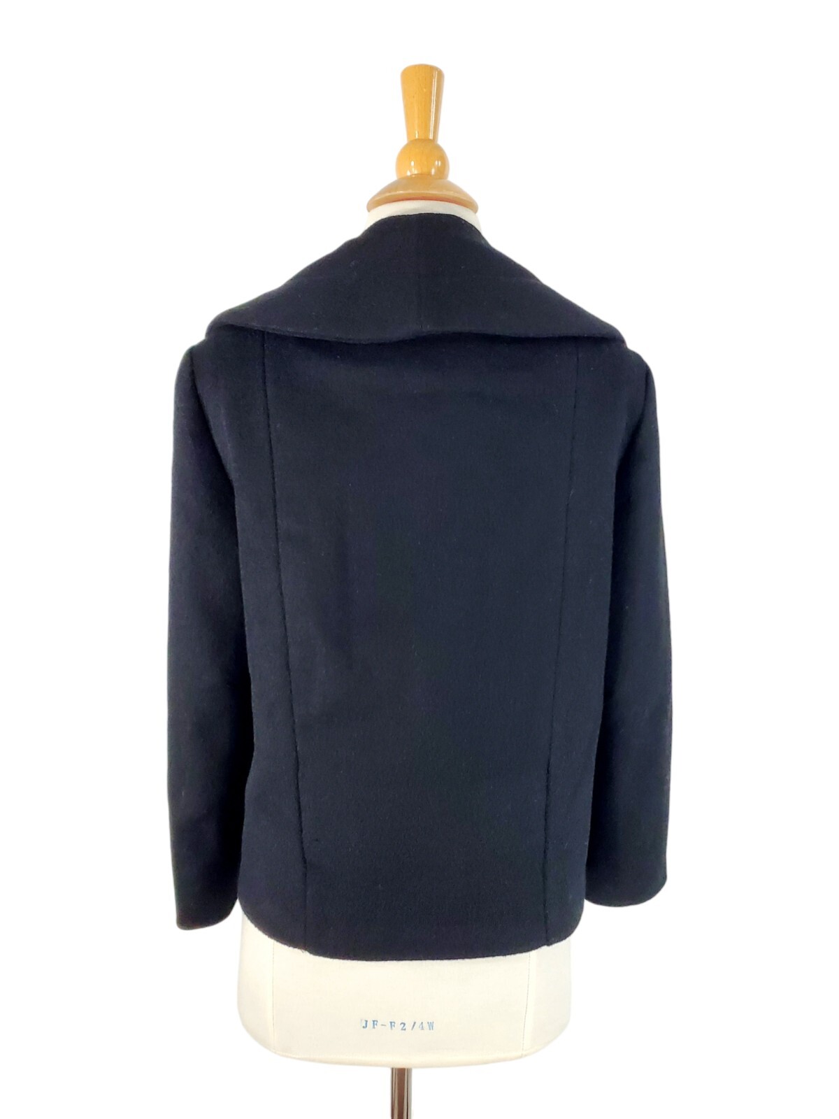 Vintage 50s Plush Black Swing Jacket – med, lg