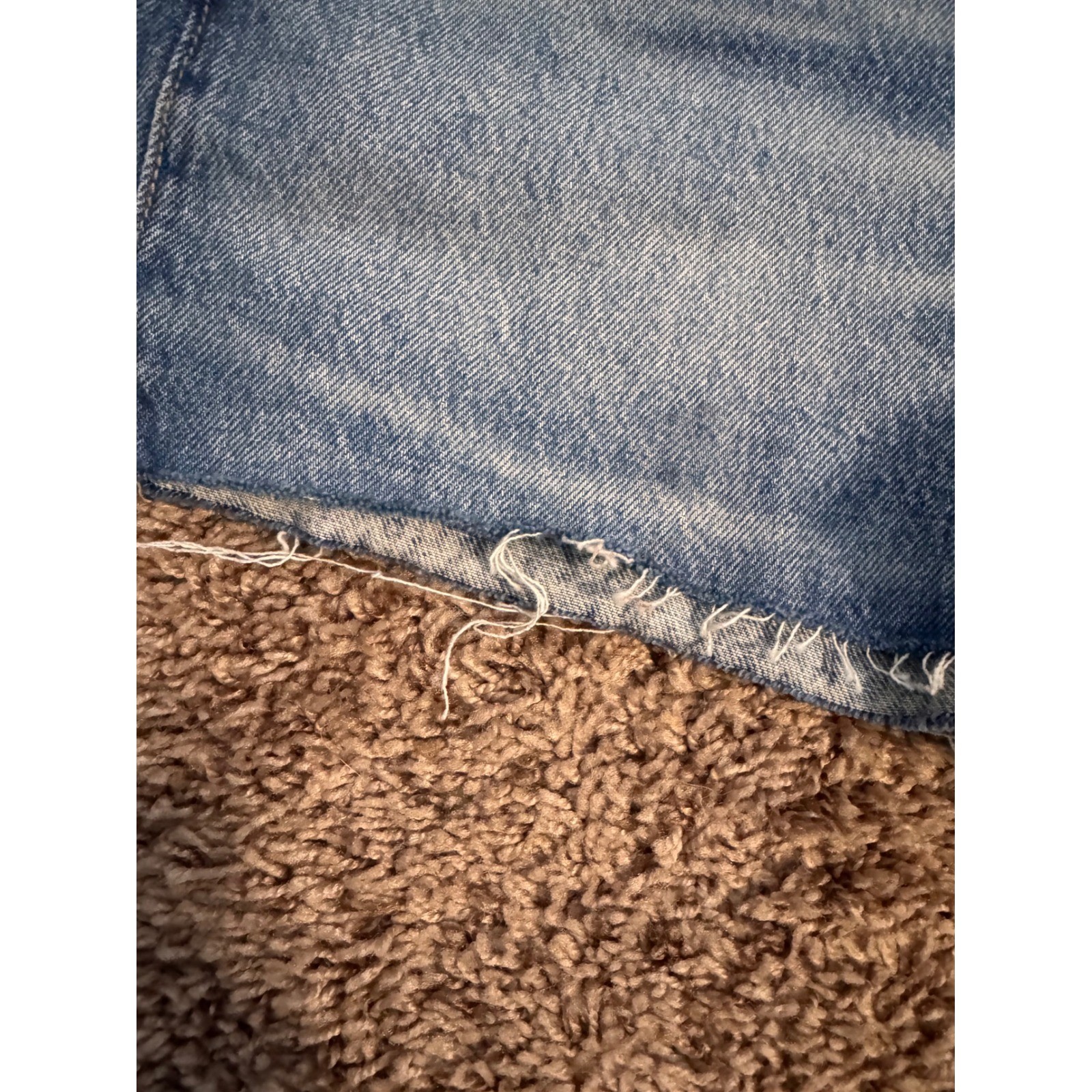 Universal Thread Denim Short Overalls Size 6 Distressed Bib Shorts
