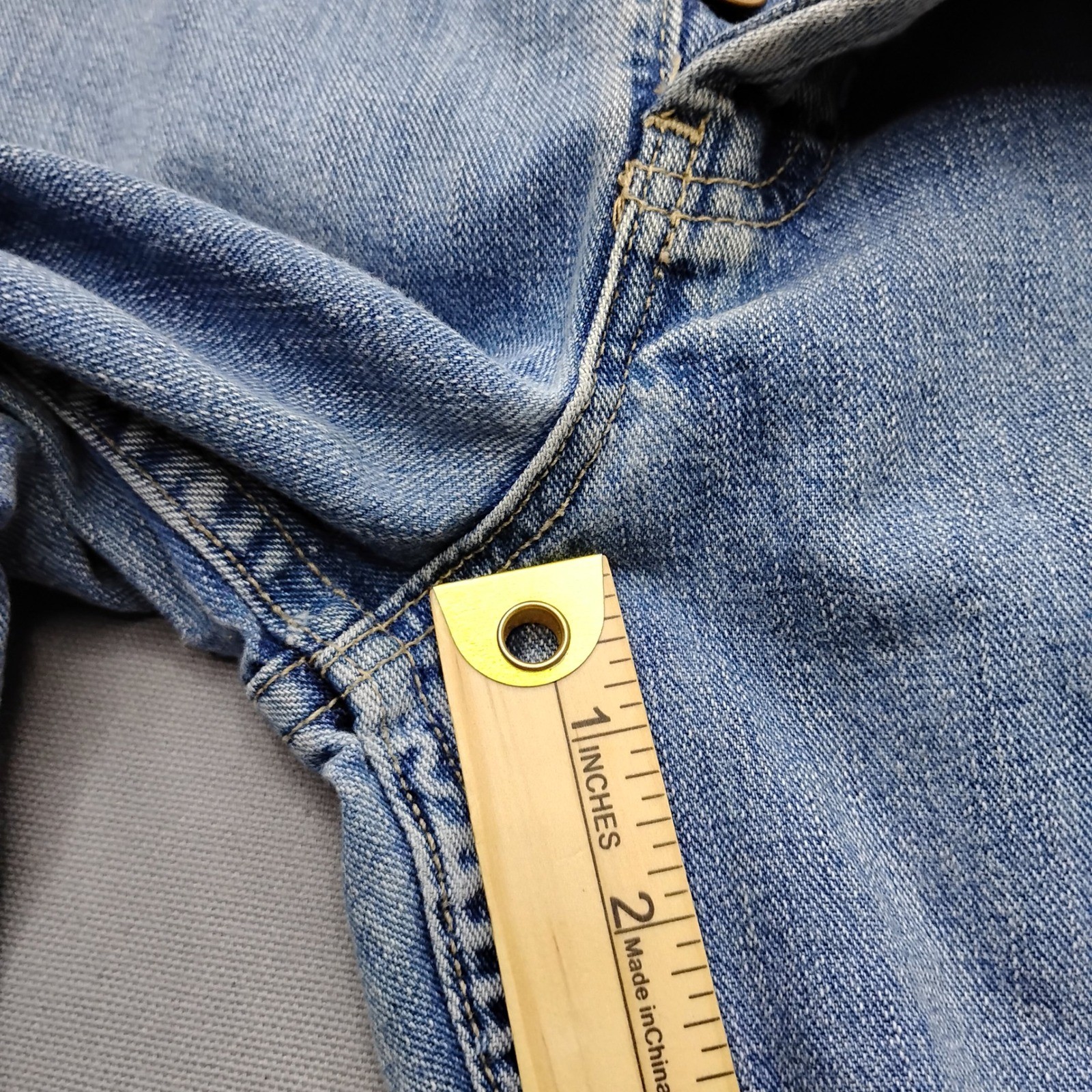 Vintage Gap Loose Fit Jeans Womens 8 Regular Blue Denim Made in USA Button Fly