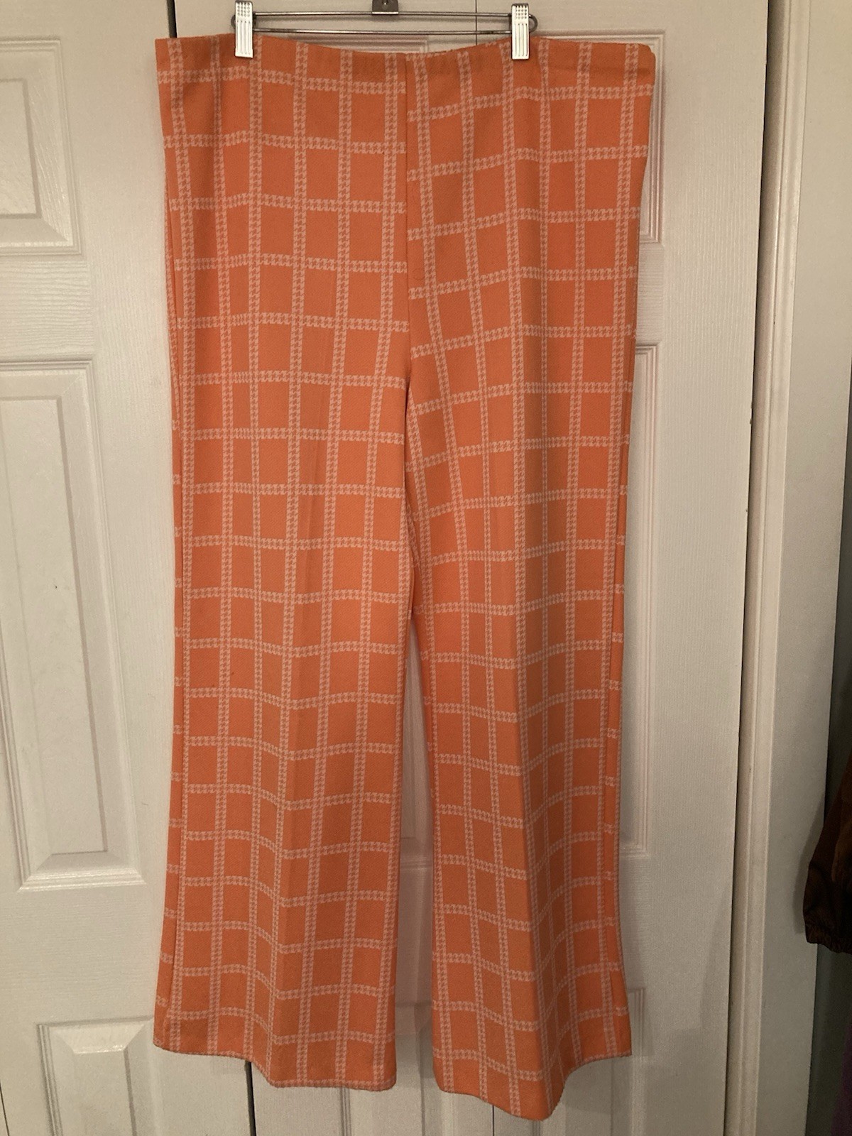CCT Vintage Vintage Orange Homemade Pants 1950’s 1960’s Size 20 2XL Flair