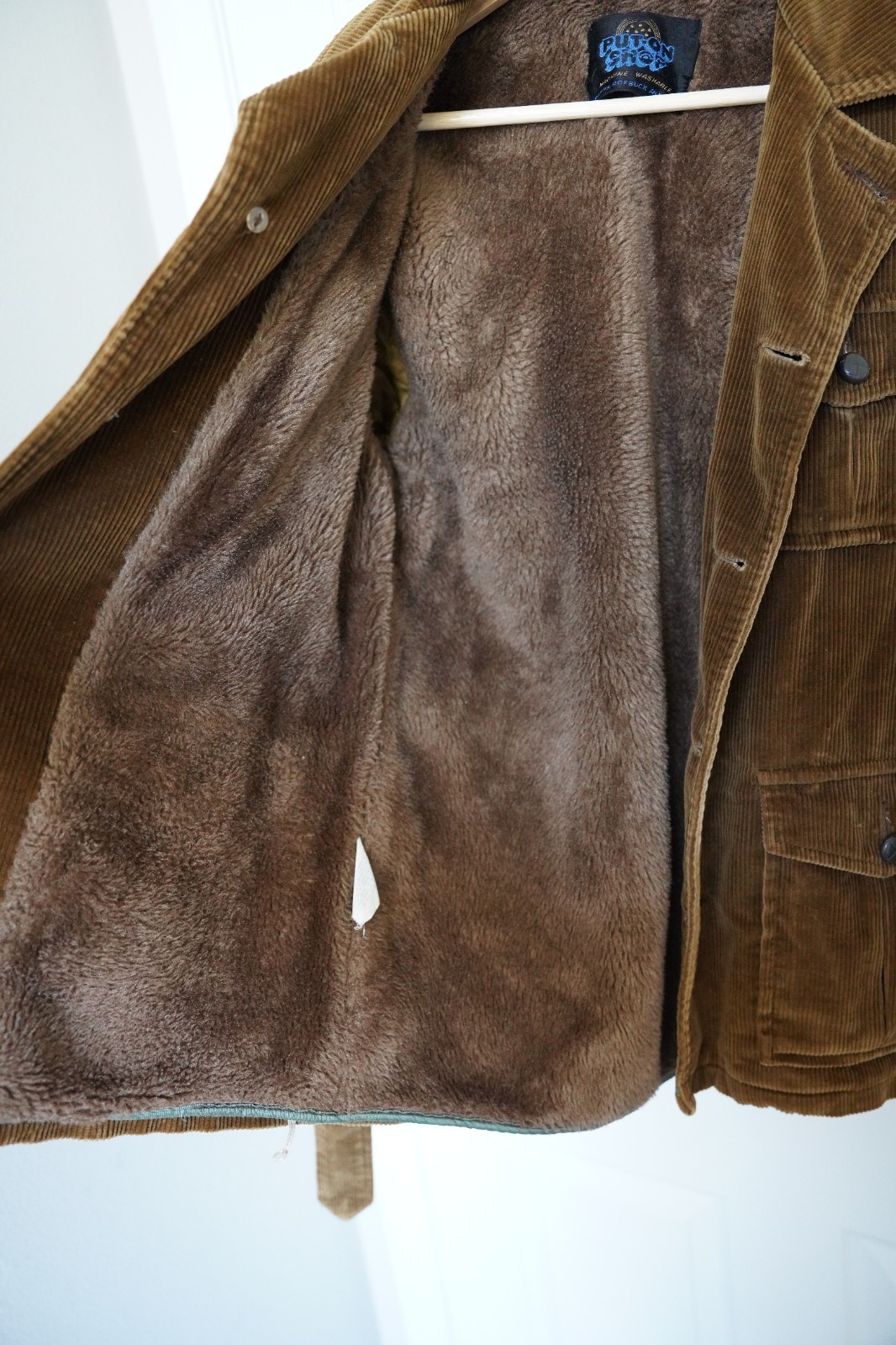 Sears Roebuck & CO. Put On Shop Corduroy Womens Jacket Size Medium