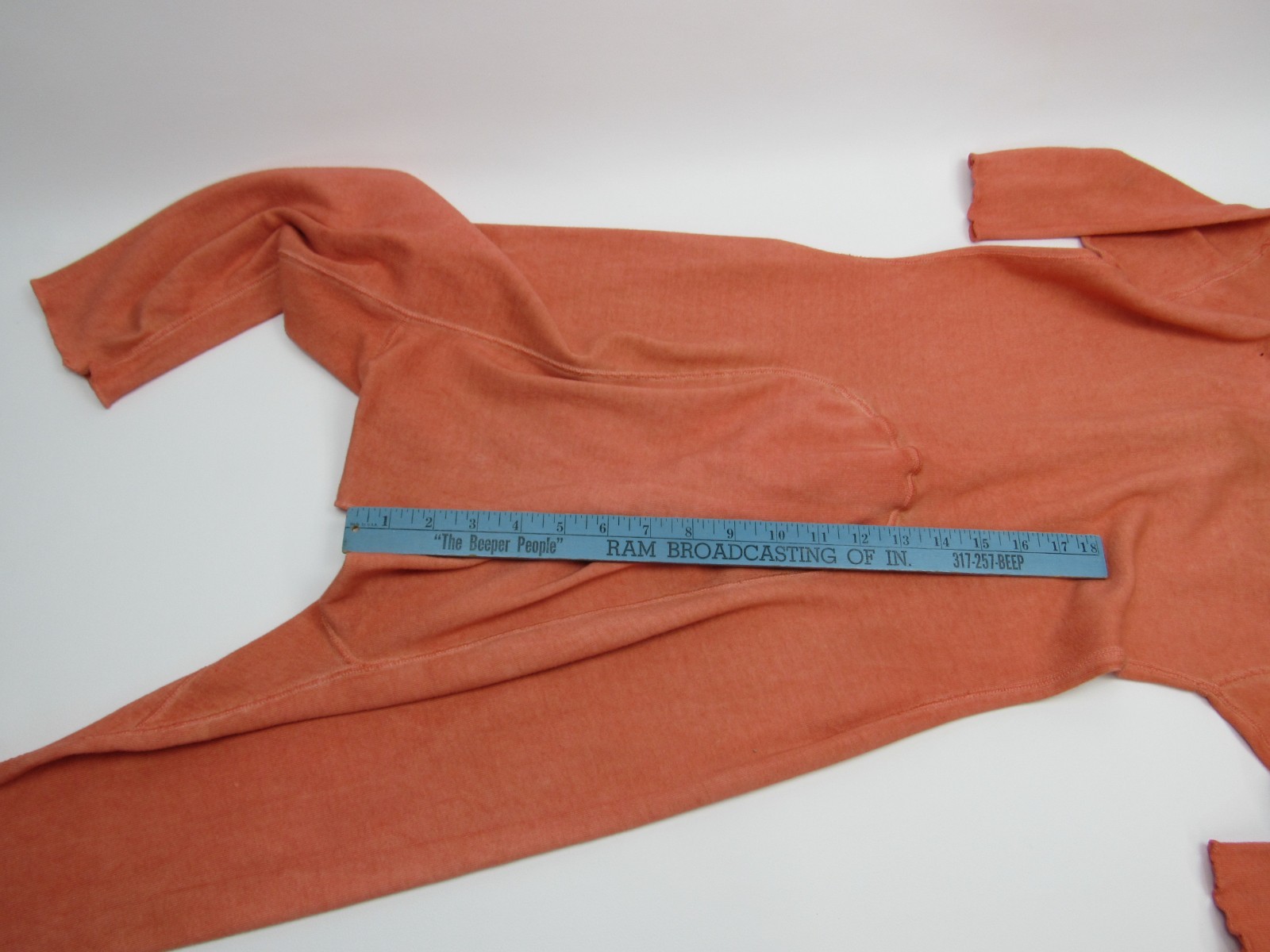 Vintage Union Suit Undergarment Pink Coral Antique One Piece Lot