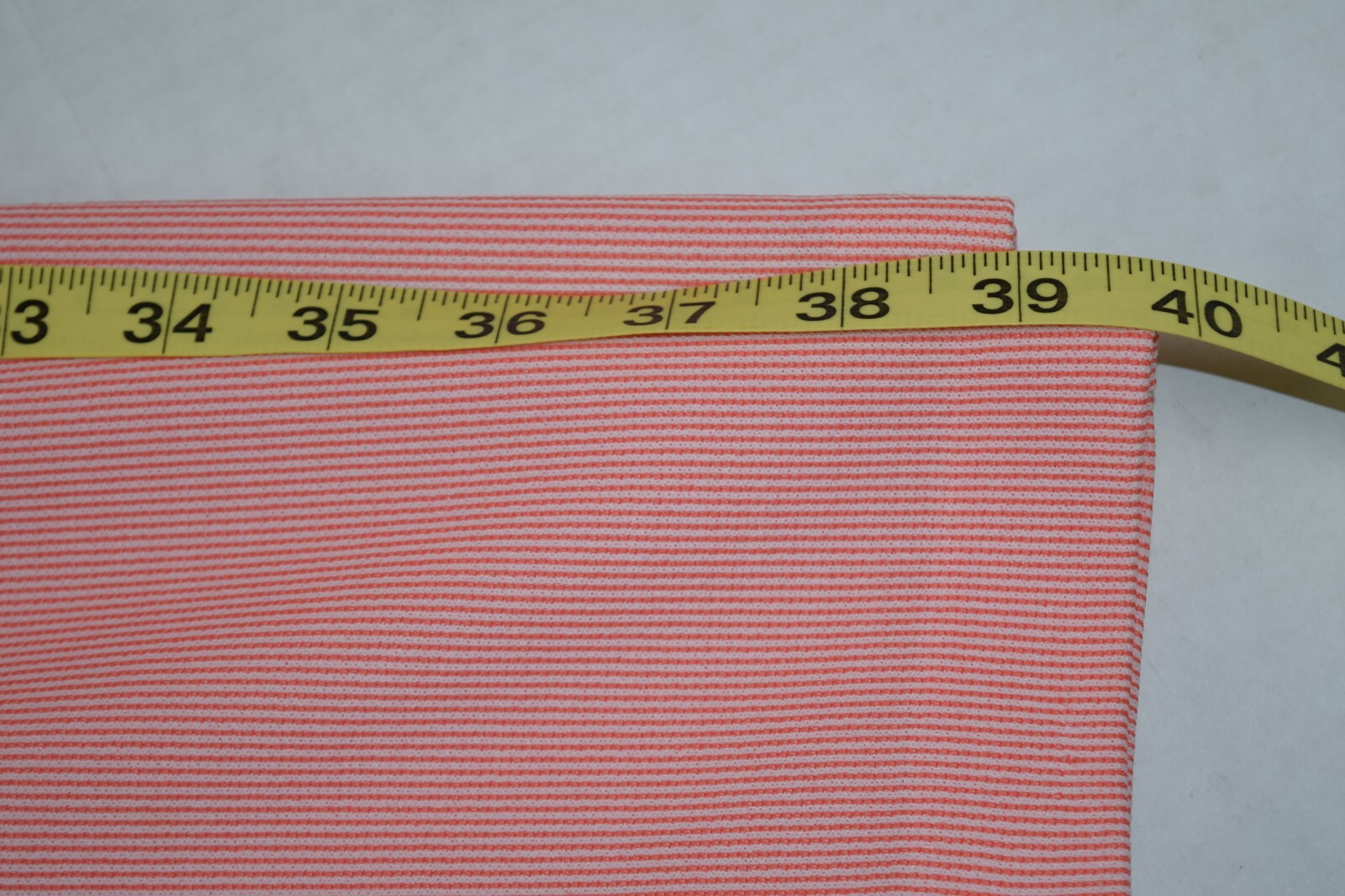 Vintage Top Pants Set Ecco Bay Size S/M 70s Red White Candy Stripe Poly Made USA