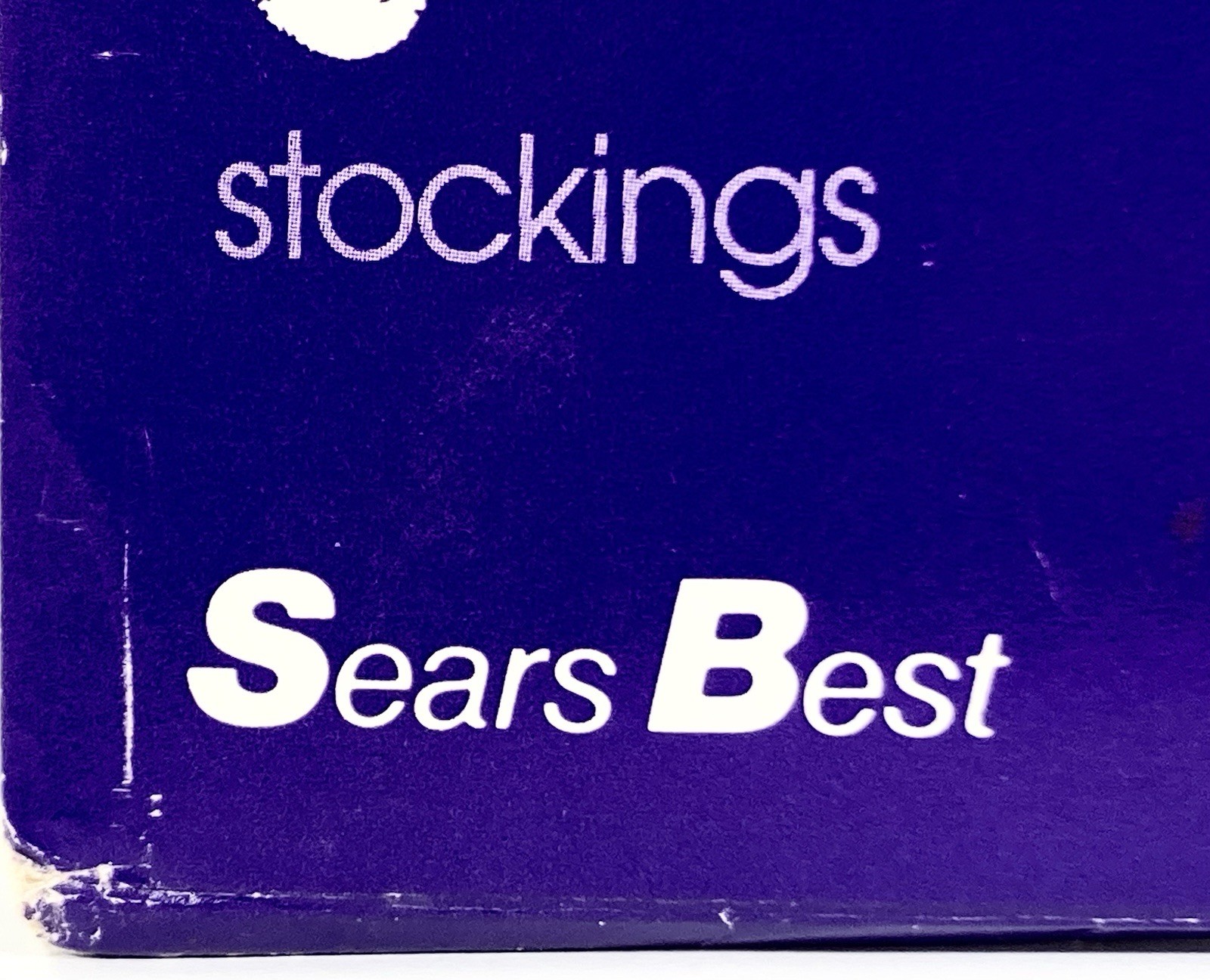 2 Pairs Vtg Sears Best Cling-alon Sheer Nylon Stockings Hosiery IVORY Tall USA