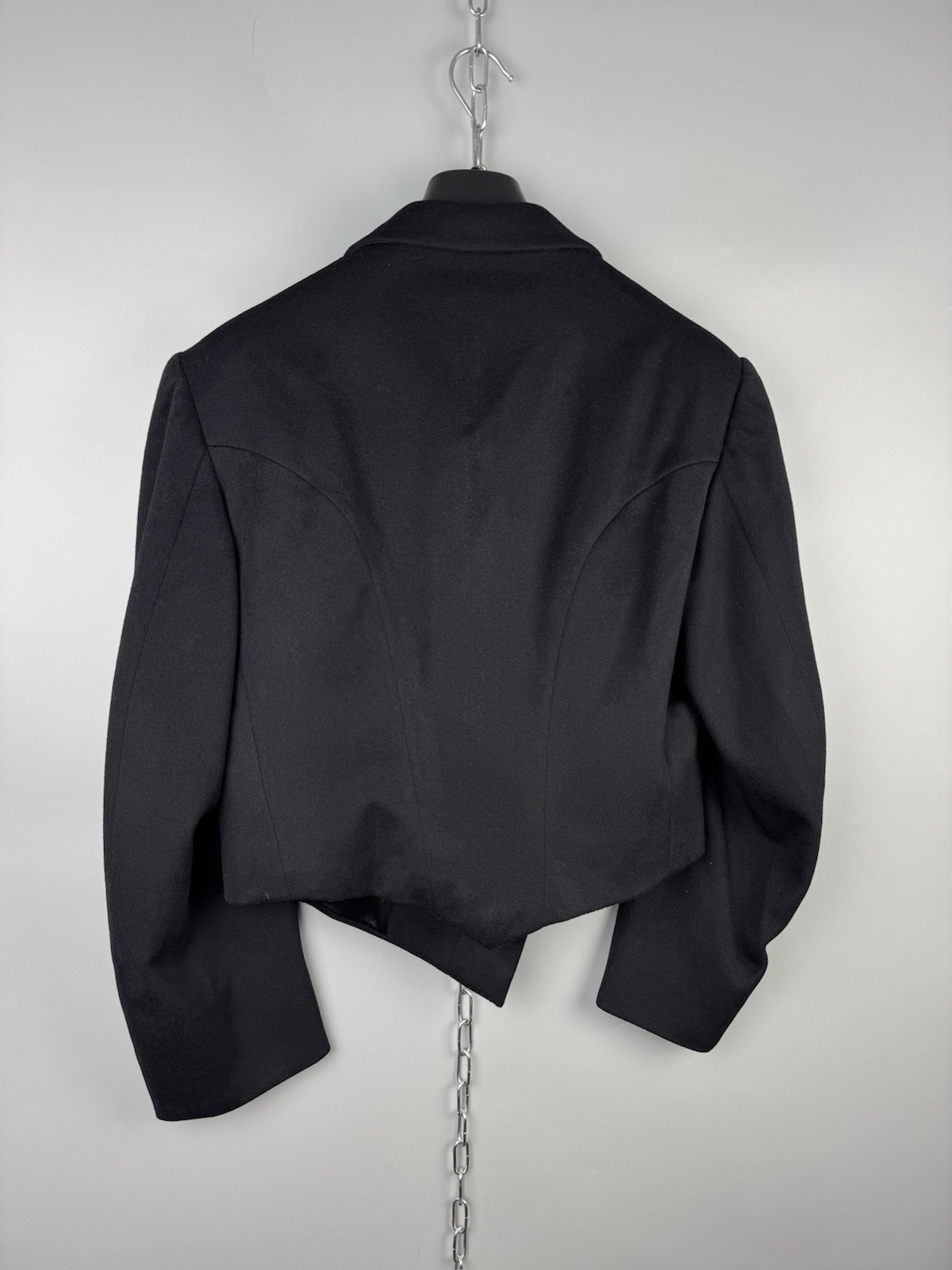 Vintage 1972 Gieves Hawkes Blazer Wool Cropped Naval Officer Jacket Coat