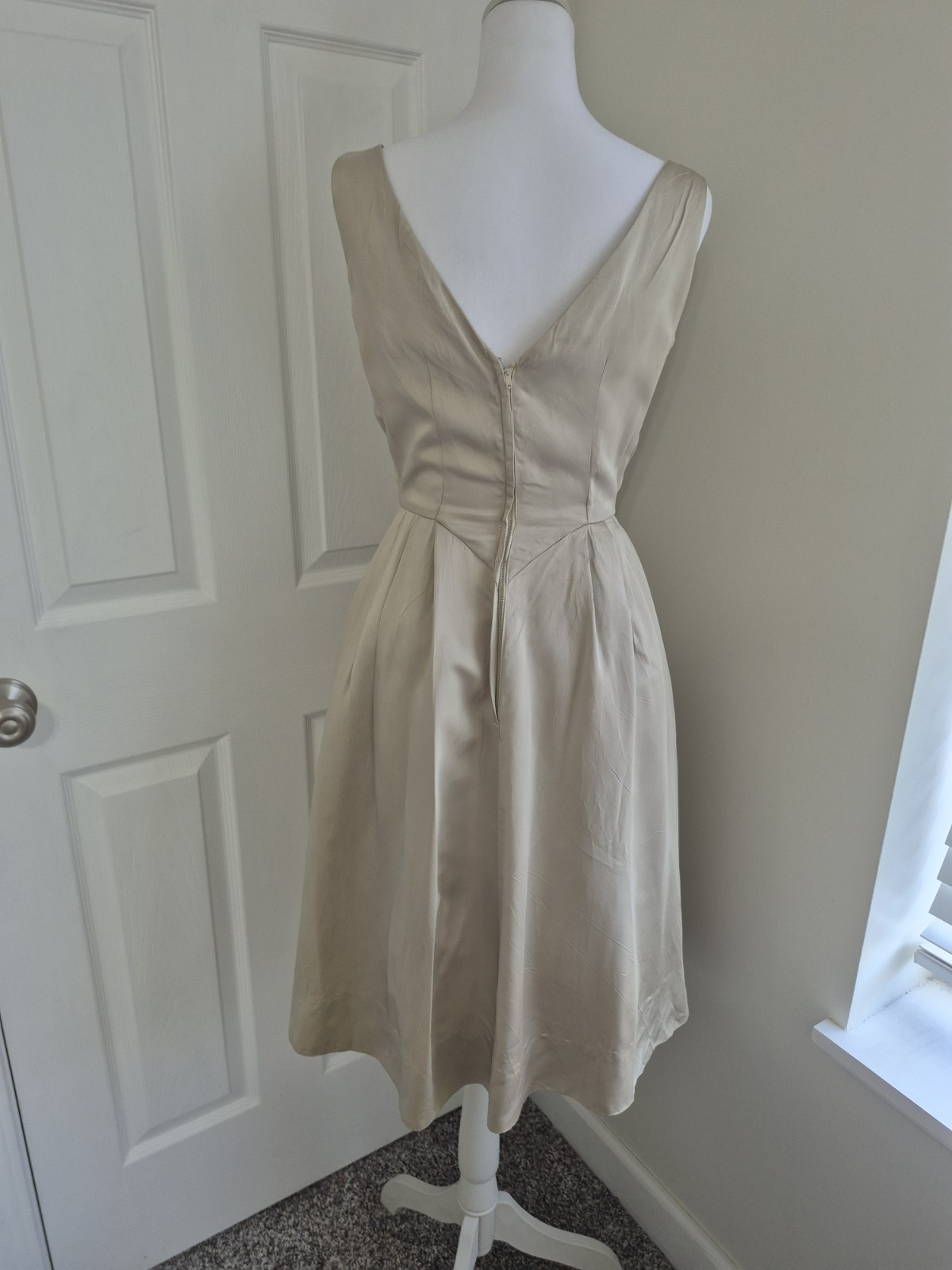 Authentic Vintage 1950s Lord & Taylor Silk Blend Cocktail Dress