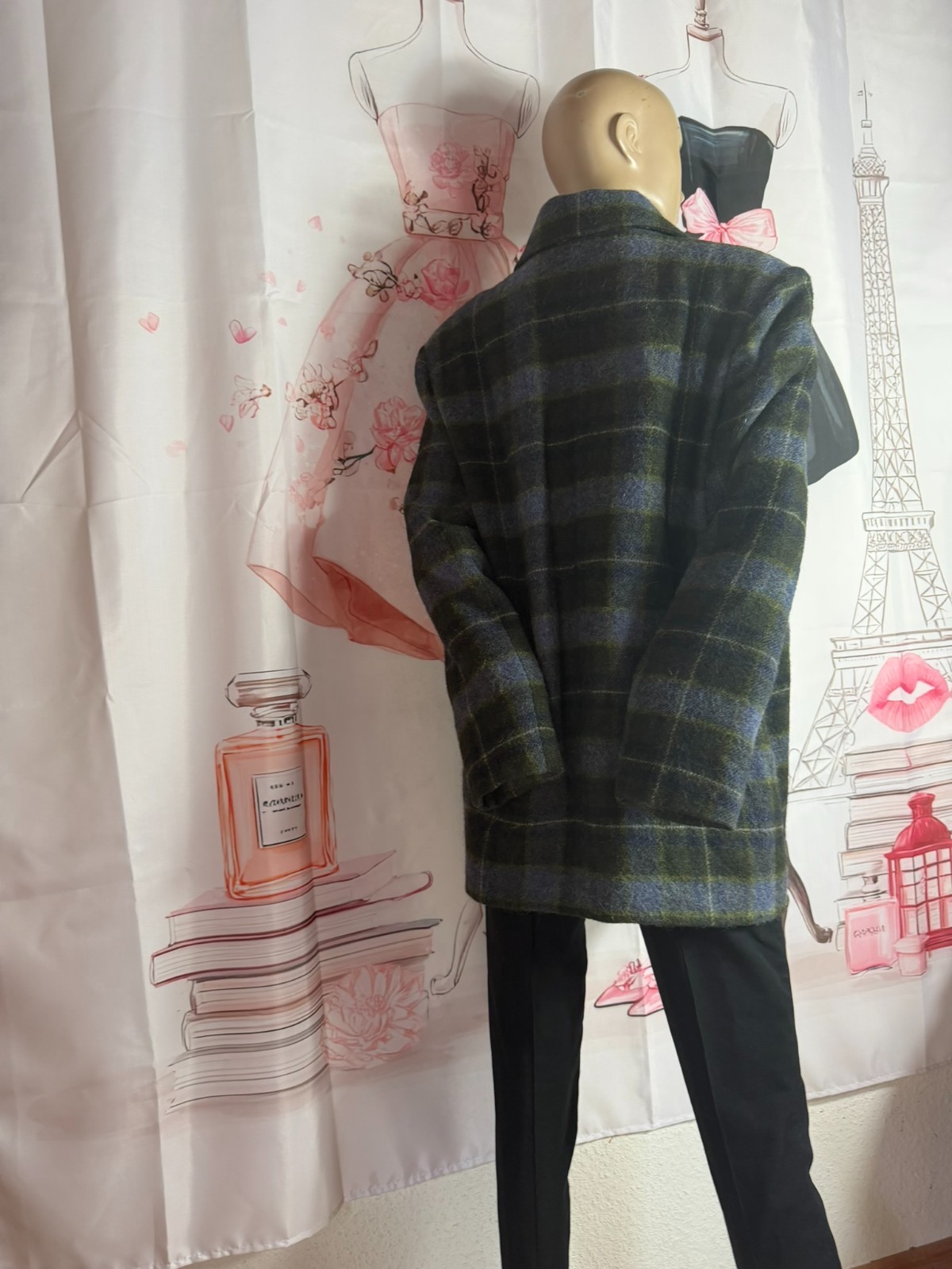 Hammerschmid Alpaca Virgin Wool Jacket 42 44 46 Heritage Check Vintage Luxury